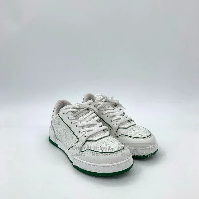 Dior Dior Logo embossed white low-top lace-up casual sneakers Size US 4.5 / IT 34.5 - 2 Thumbnail