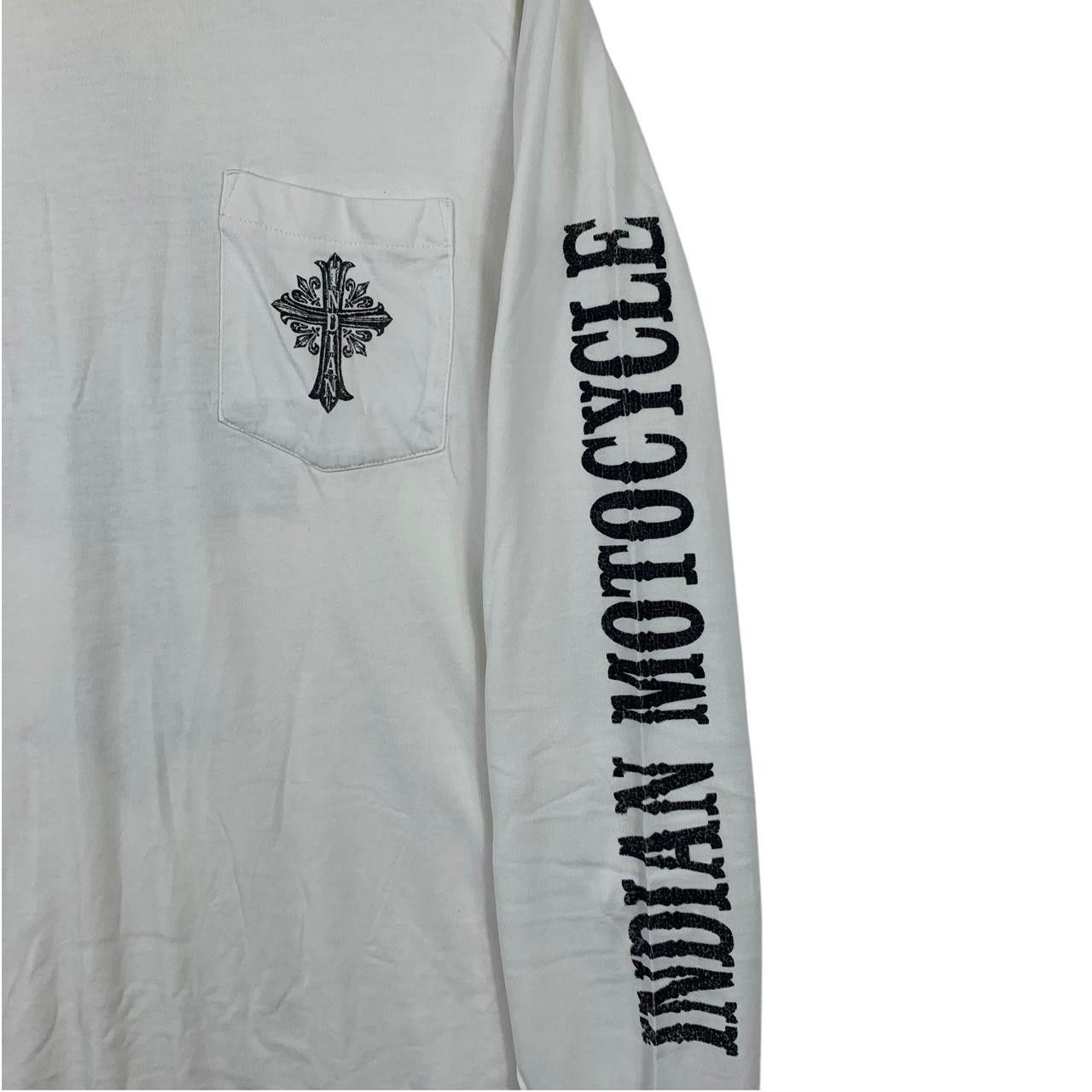 Indian Motorcycle Vintage INDIAN MOTORCYCLES CROSS Tattoo Chopper Tee Shirt Size US L / EU 52-54 / 3 - 5 Thumbnail