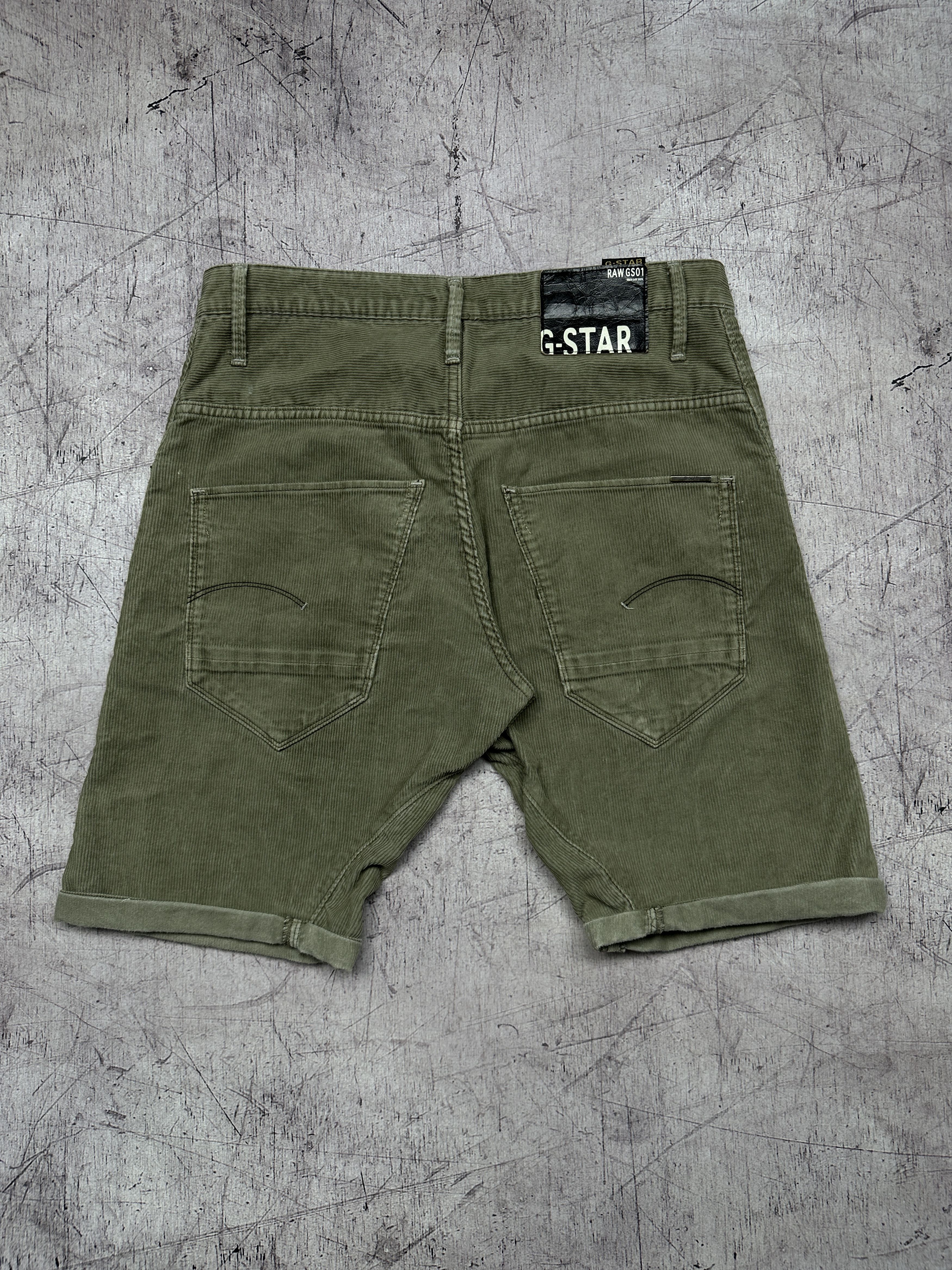 G-Star G Star Raw Mens Arc 3D Loose Tapered Cropped Pants Shorts Size US 33 - 7 Thumbnail