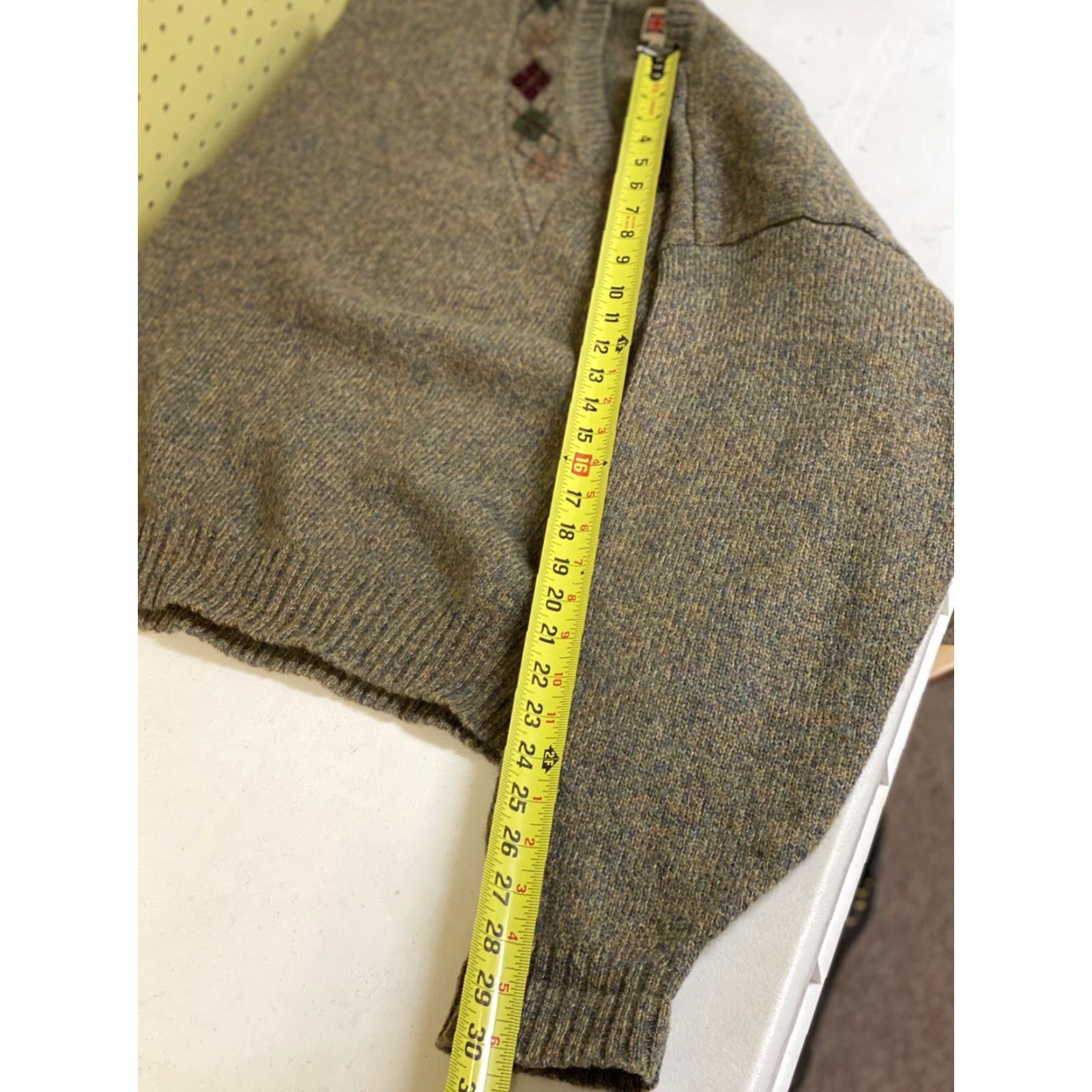 Vintage VINTAGE Royal Scott Cardigan Sweater Men’s 100% Shetland Wool V-Neck Large L Brown Pullover Size US L / EU 52-54 / 3 - 6 Thumbnail