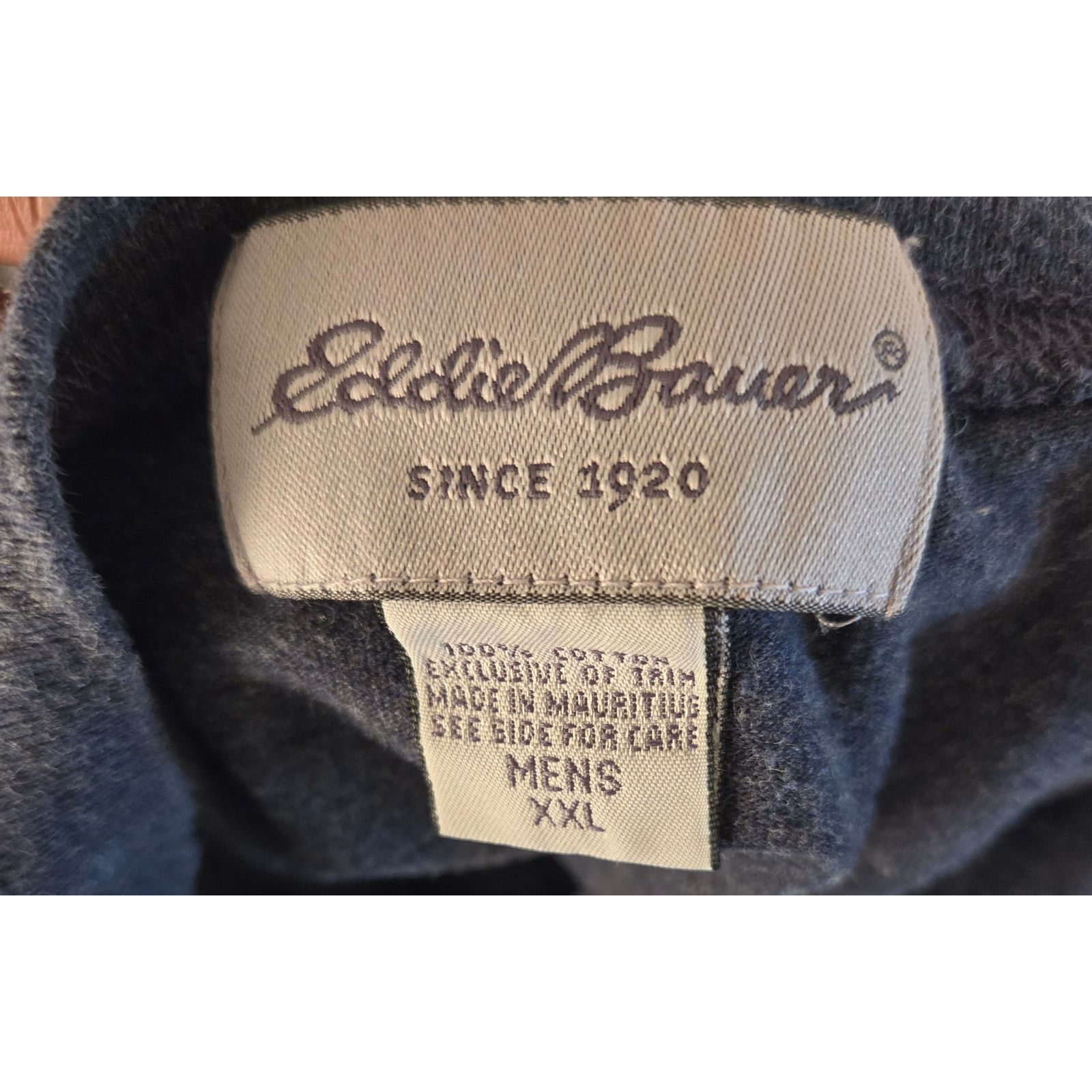 Eddie Bauer Eddie Bauer Men's Long Sleeve Crew - Indigo - XXL Size US XXL / EU 58 / 5 - 6 Thumbnail