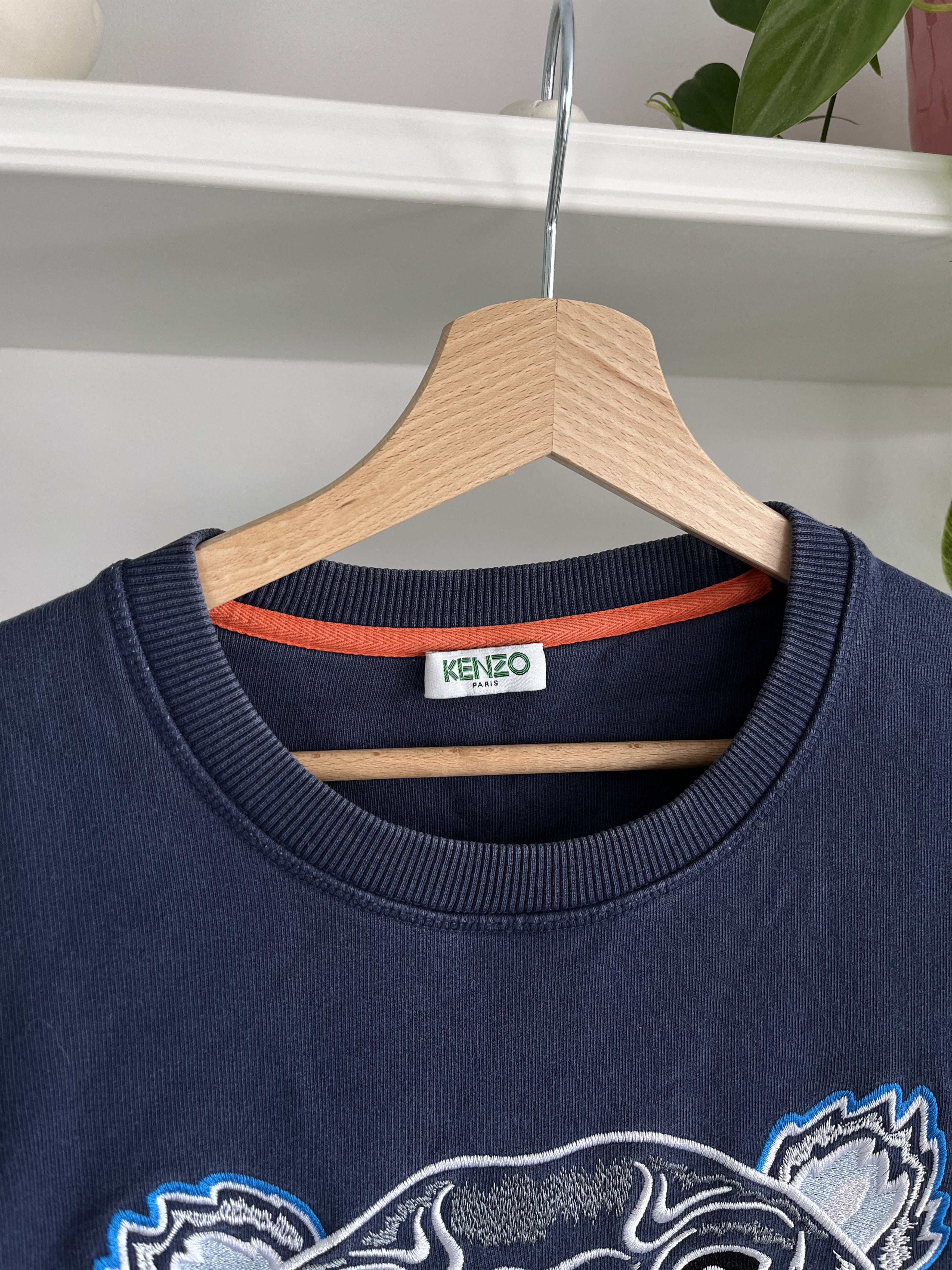 Designer × Kenzo × Vintage Kenzo Paris Tiger Sweatshirt Size US S / EU 44-46 / 1 - 3 Thumbnail