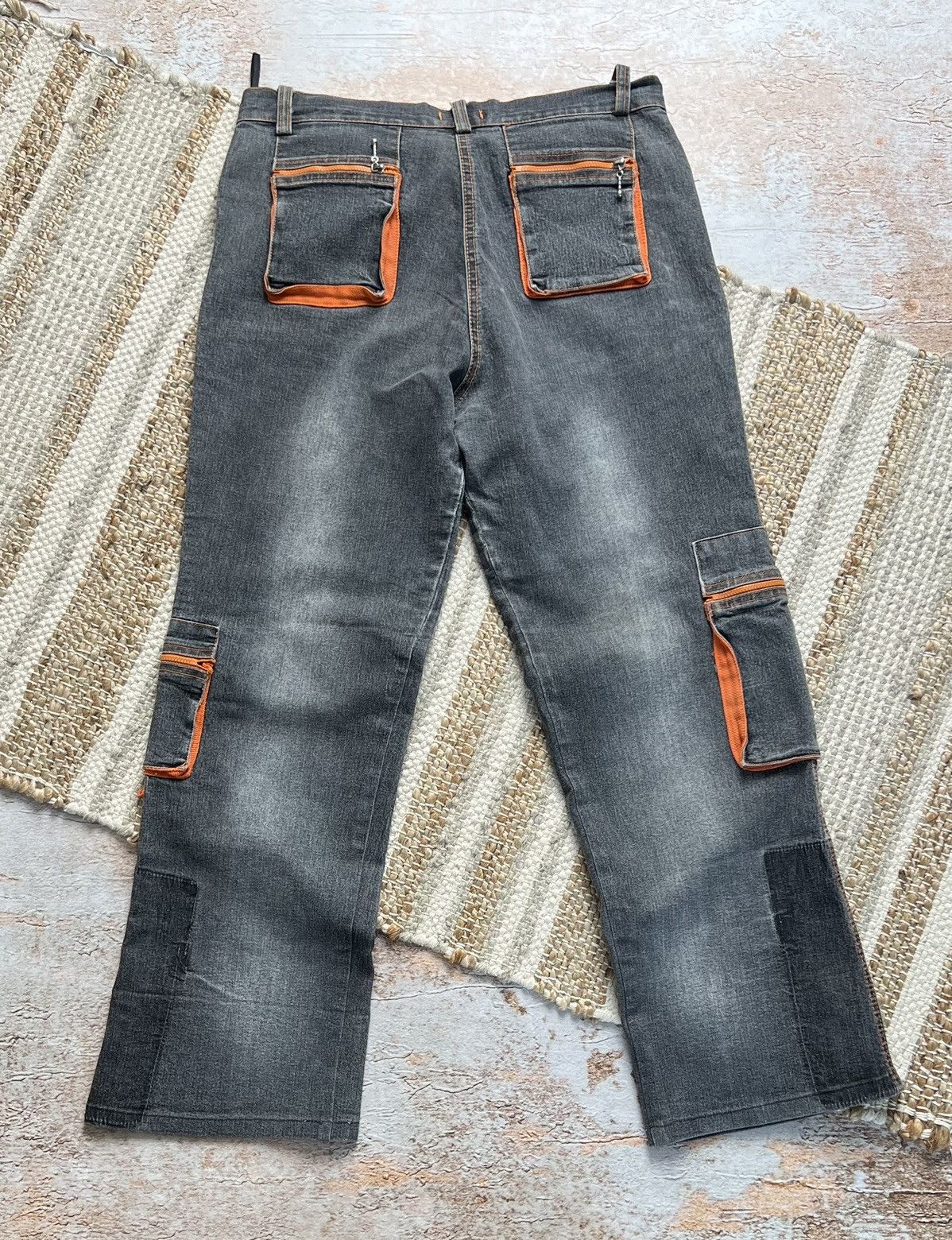 Japanese Brand × Seditionaries Vintage Japanese cargo denim pants Size US 30 / EU 46 - 6 Thumbnail