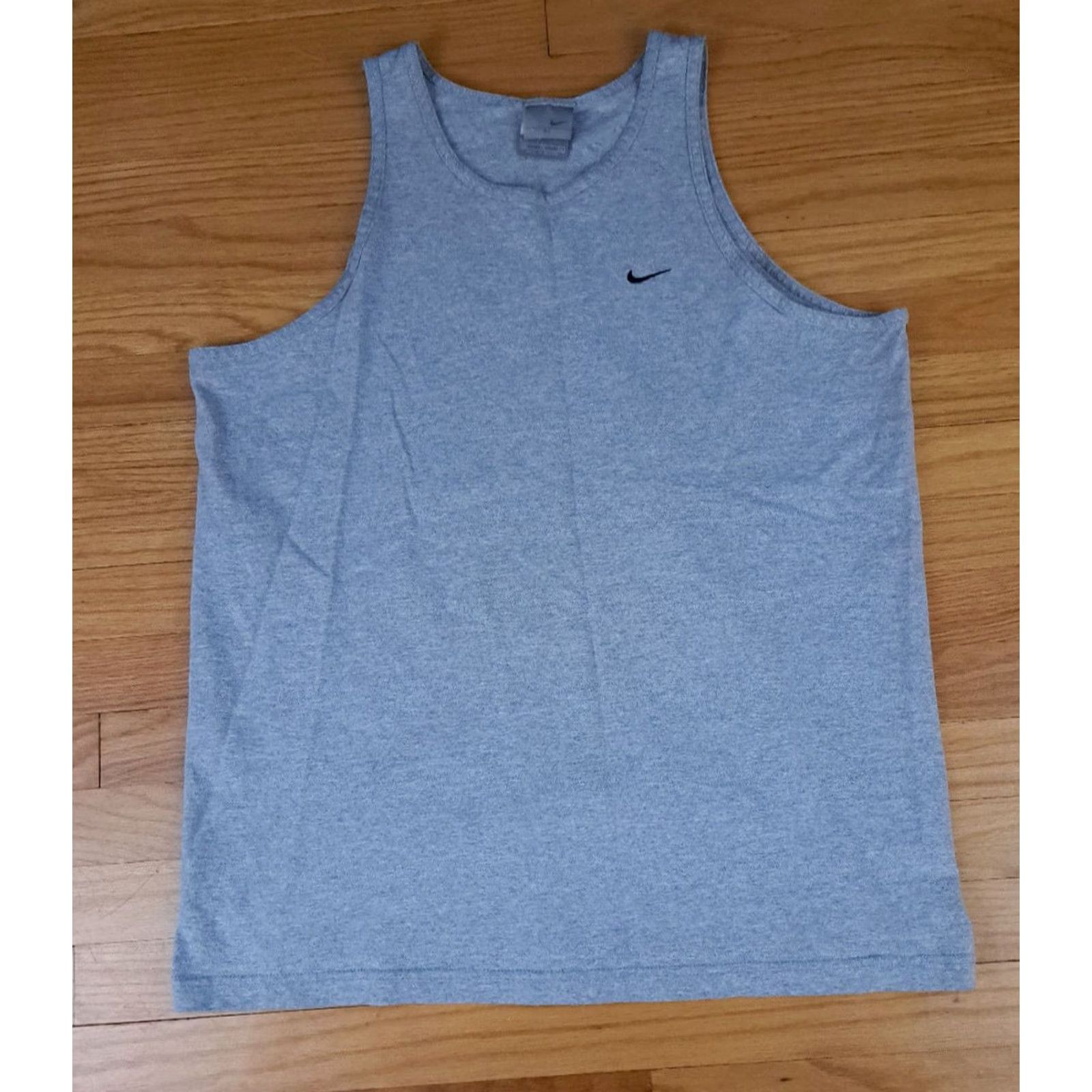 Nike Nike Tank Top Crew Neck L Embroidered Gray Men Shirt Size US L / EU 52-54 / 3 - 2 Thumbnail