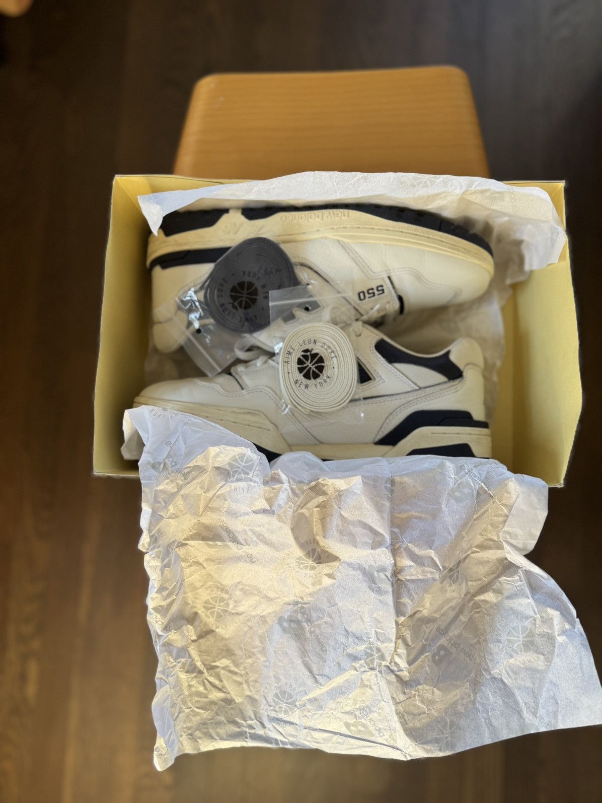 Aime Leon Dore × New Balance Aime Leon Dore X New Balance 550 (navy, 10.5) Size US 10.5 / EU 43-44 - 6 Thumbnail