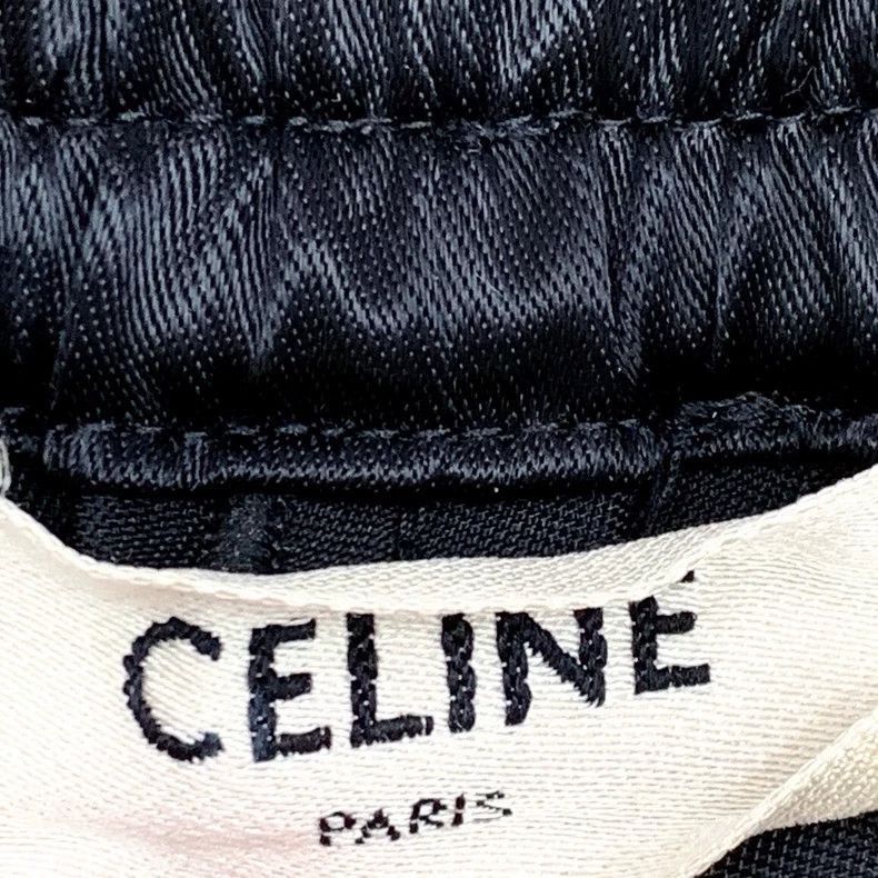 Celine Celine Black Logo Drawstring Casual Shorts Size US 34 / EU 50 - 6 Thumbnail