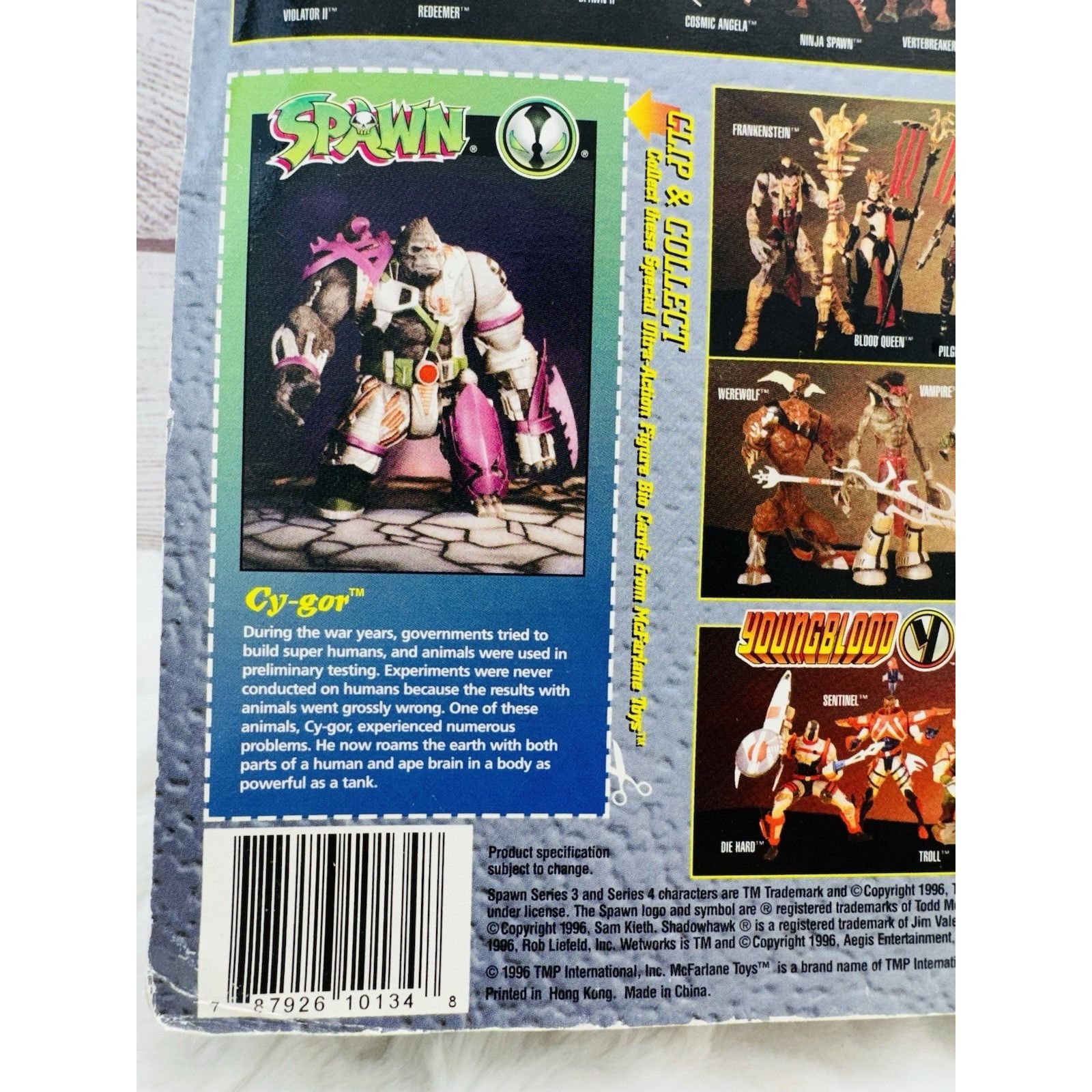 Other McFarlane Toys: SPAWN "CY-GOR" (1996) Ultra Action Figure - Size ONE SIZE - 13 Thumbnail