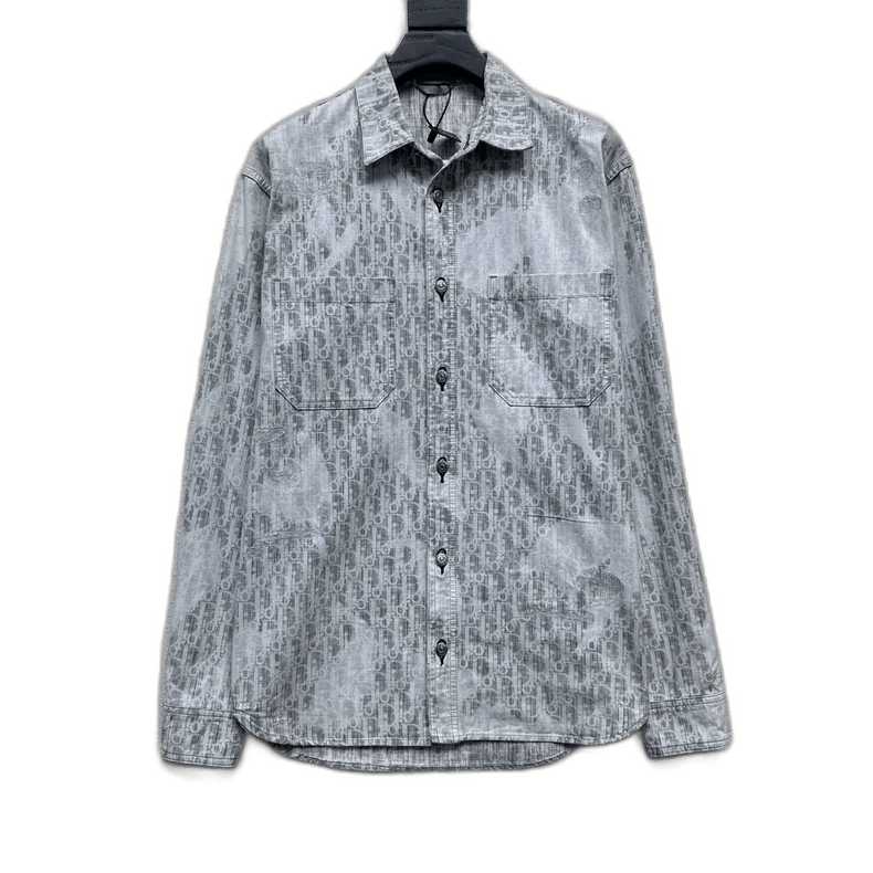 Dior Dior Vintage Logo Oversized Button-Up Shirt Size US M / EU 48-50 / 2 - 1 Thumbnail