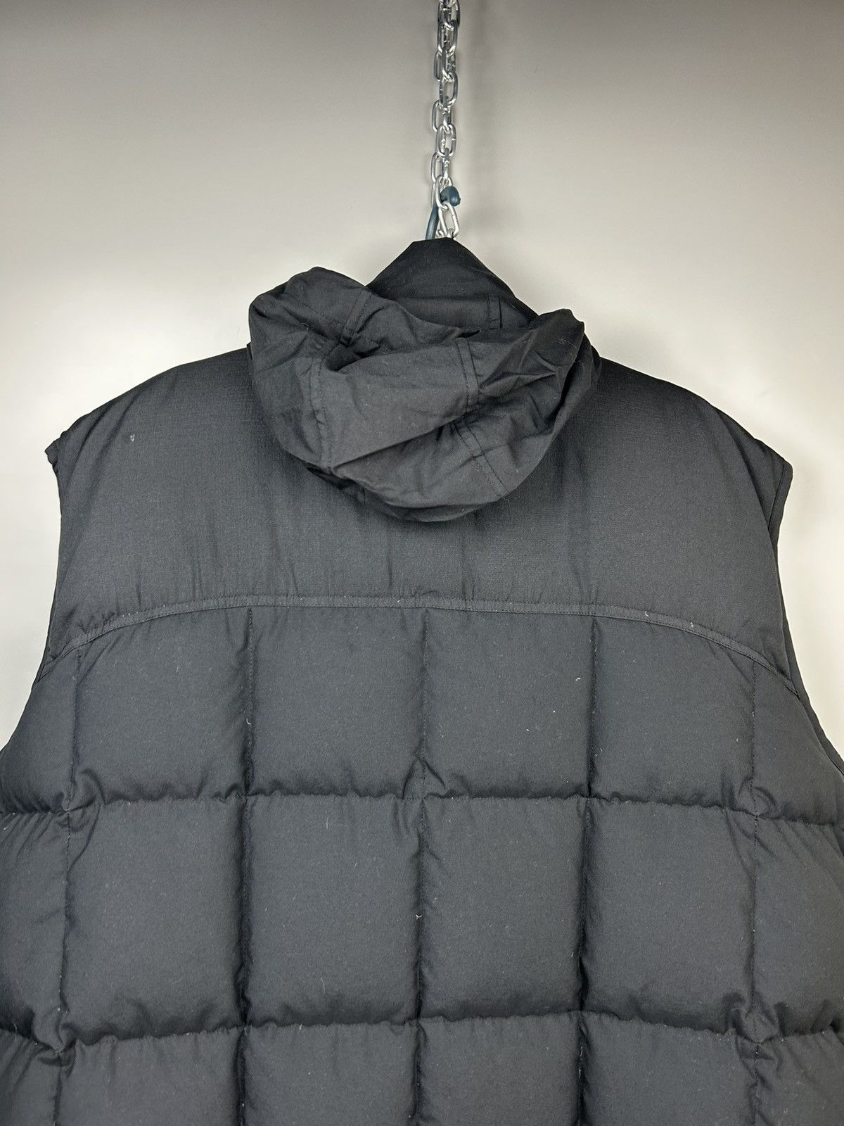 Nike × Vintage Vintage Y2K Nike Drill Black Puffer Down Vest Size US XXL / EU 58 / 5 - 19 Thumbnail