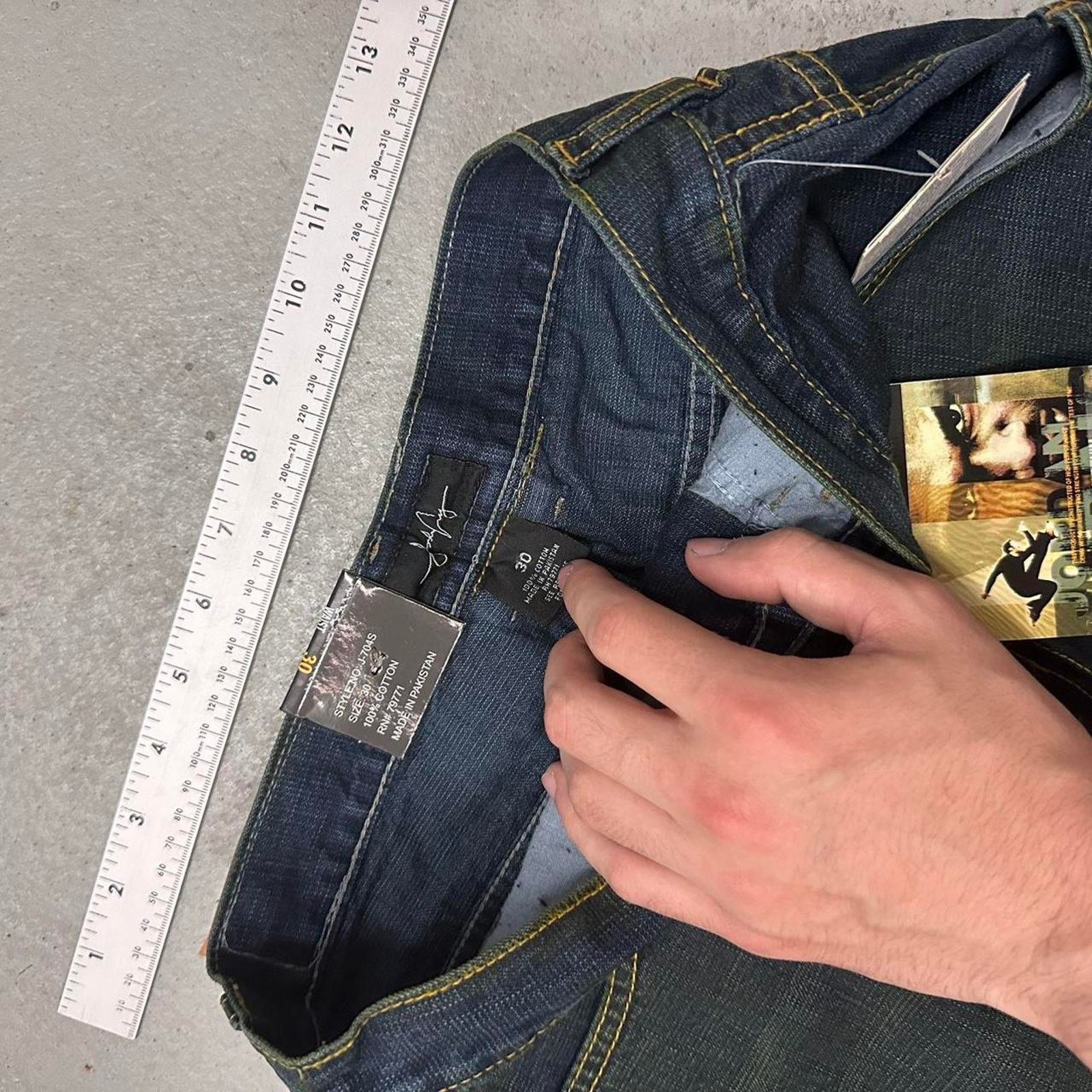 Vintage Vintage Baggy Y2k Urban Wide Leg Denim Shorts Blue Men Sz 30 Size US 30 / EU 46 - 5 Thumbnail