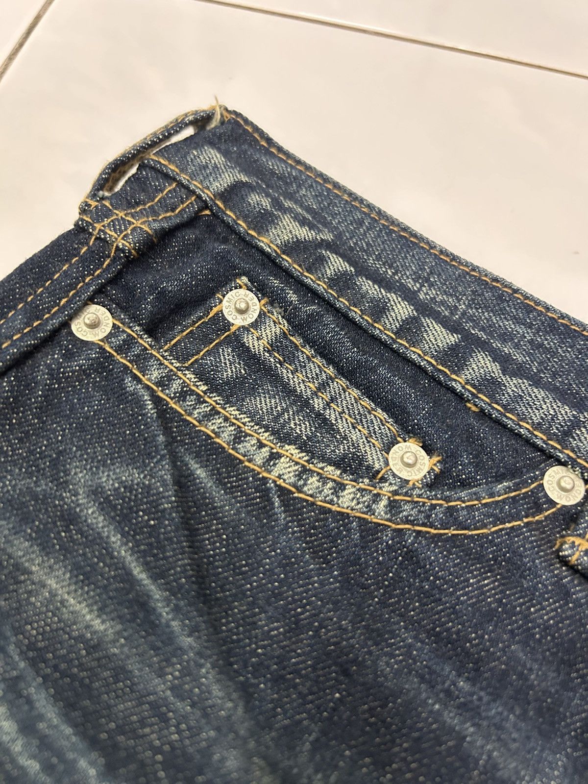Cosmic Wonder × Japanese Brand × Vintage Vintage Cosmic Wonder Japanese Denim Slim Fit Jeans Size US 32 / EU 48 - 22 Thumbnail