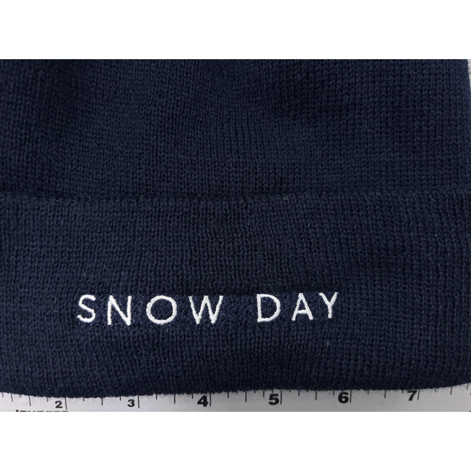 Vintage AvantStay Beanie Toque Adult One Size Blue Knit 100% Acrylic Snow Ski Made USA Size ONE SIZE - 5 Thumbnail