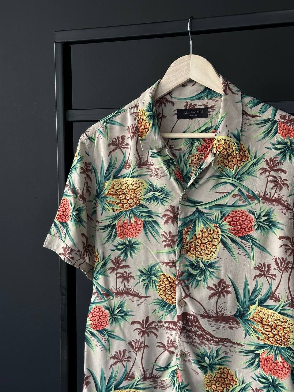 Allsaints Allsaints Japanese Hawaii Print Viscose Camp Collar Shirt Size US M / EU 48-50 / 2 - 3 Thumbnail