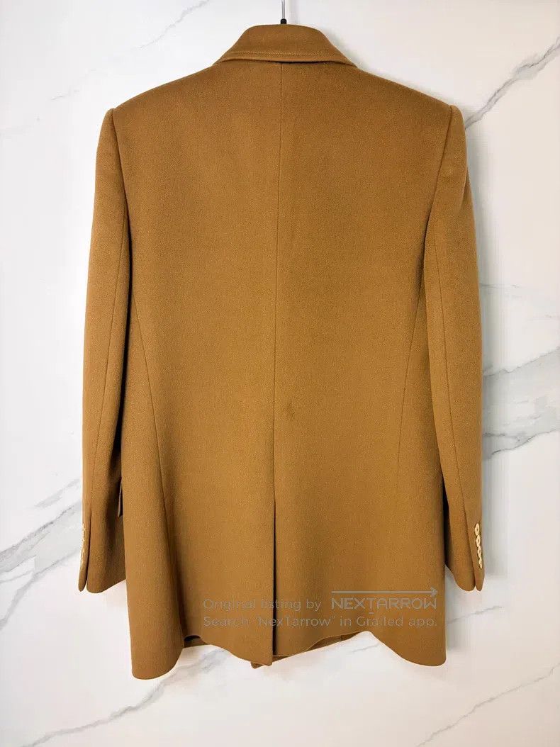 Saint Laurent Paris Saint Laurent Paris Gold Brown Wool Jacket Size US XXS / EU 40 - 2 Thumbnail