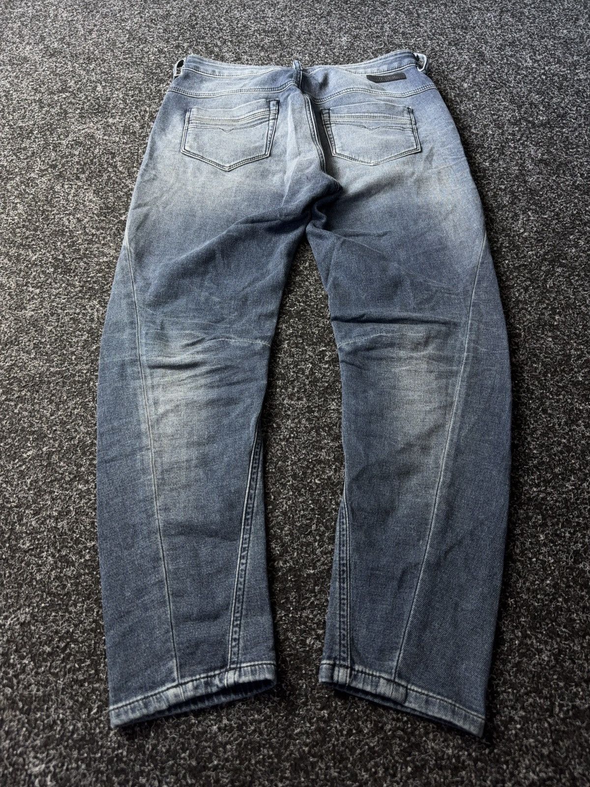 Diesel Designer Luxury Diesel Fayza-Ne Distressed Retro Jeans Y2K Size 25" / US 0 / IT 36 - 11 Thumbnail