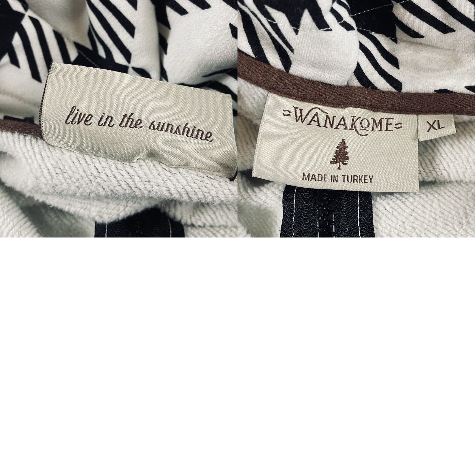 Vintage Wanakome Hoodie Womens XL Black Drawstring Patch Fleece Sweatshirt R2 Size XL / US 12-14 / IT 48-50 - 9 Thumbnail