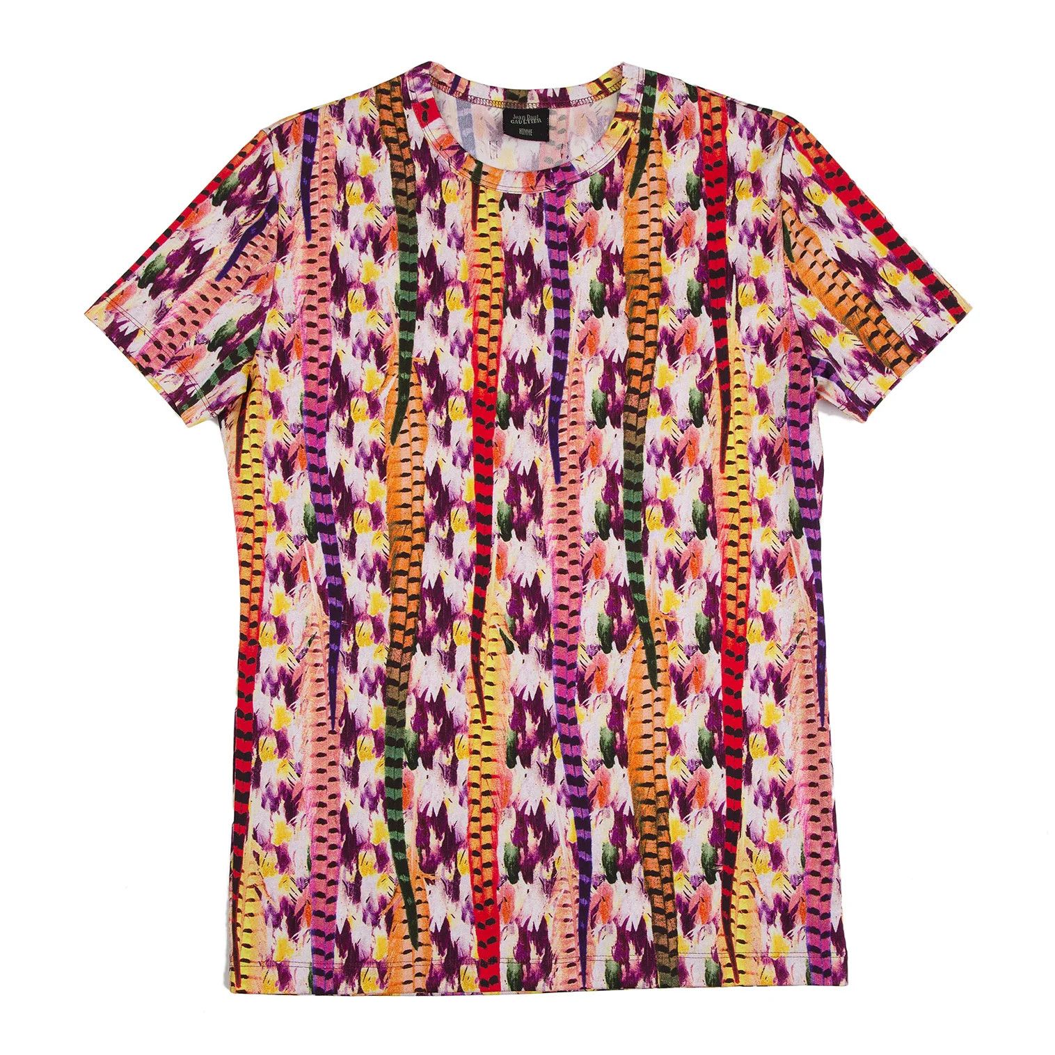Jean Paul Gaultier Multi Color Floral Print T-Shirt Size 48 Size US M / EU 48-50 / 2 - 1 Thumbnail