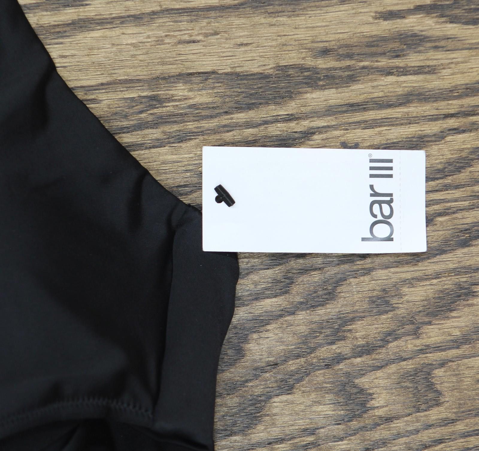 Bar III Nwt Bar Iii It Studded One Piece Swimsuit Black / Silver S Size ONE SIZE - 3 Thumbnail