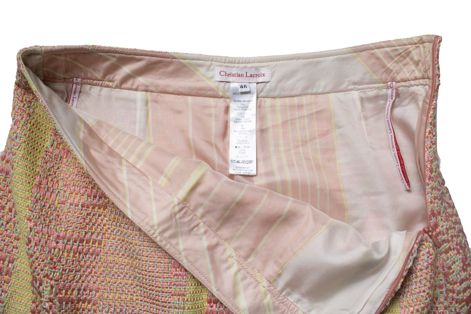 Christian Lacroix Christian Lacroix, multicoloured tweed skirt Size 32" / US 10 / IT 46 - 6 Thumbnail