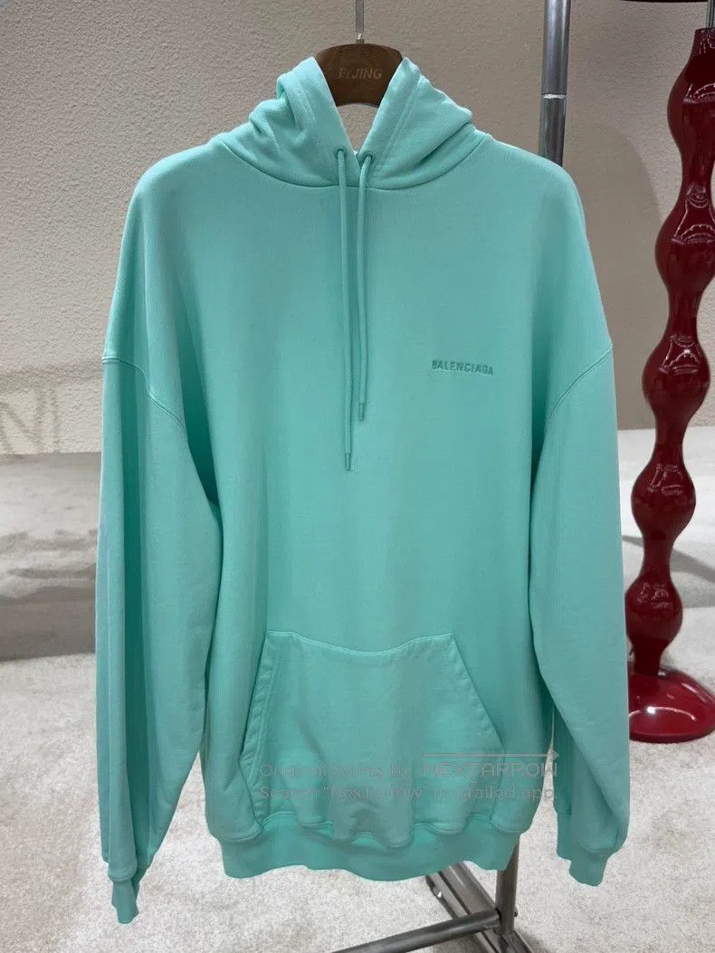 Balenciaga Balenciaga Back embroidered logo letter crewneck hoodie mi Size US S / EU 44-46 / 1 - 2 Thumbnail