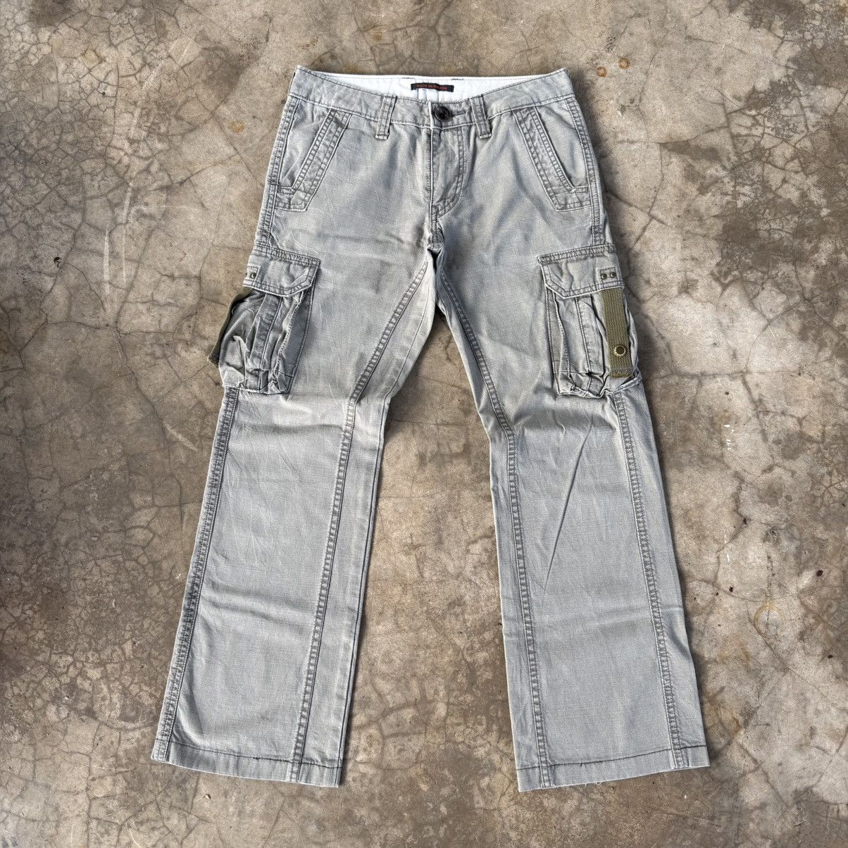 Japanese Brand Vintage Made in Nippon Flare Bootcut Cargo Pants W28 Size US 28 / EU 44 - 1 Thumbnail