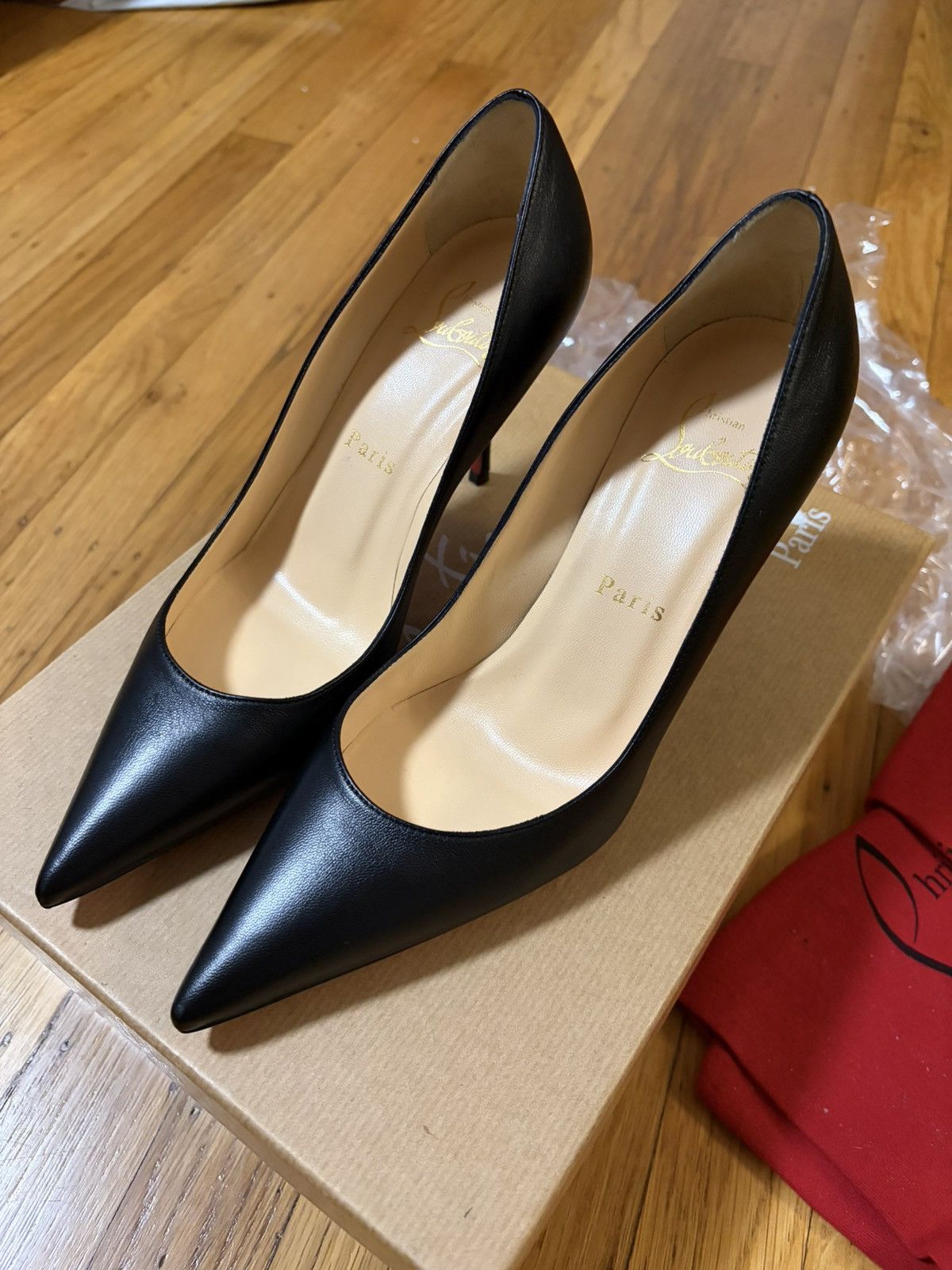 Christian Louboutin Patent Leather Clare 80 Black Pumps new