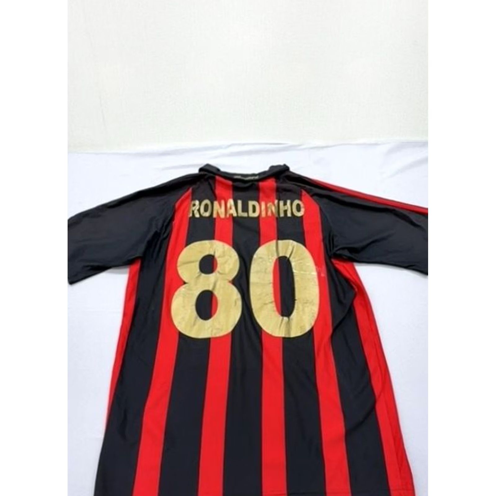 Adidas Adidas Jersey Men Red Black ClimaCool Football Size M 2008 Striped Size US M / EU 48-50 / 2 - 2 Thumbnail