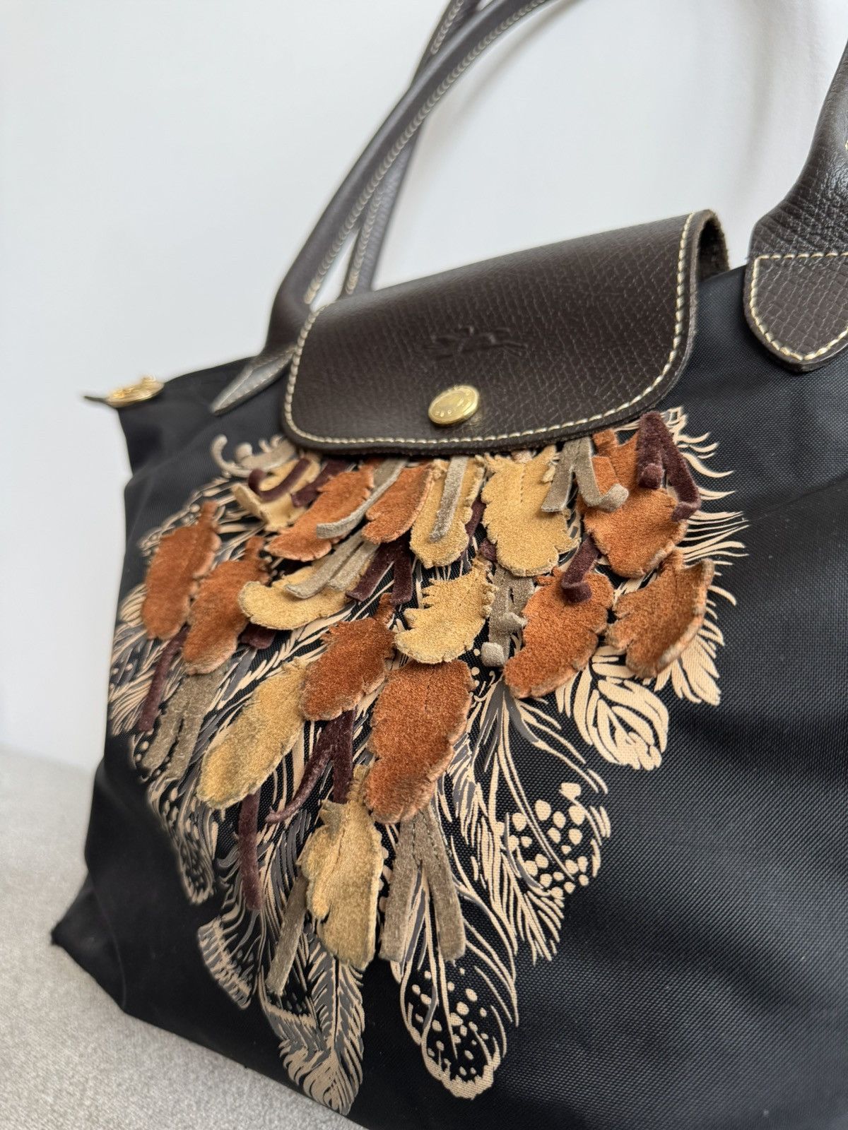 Longchamp Longchamp "Apache" Bag Modele Depose M Special Edition Size ONE SIZE - 4 Thumbnail