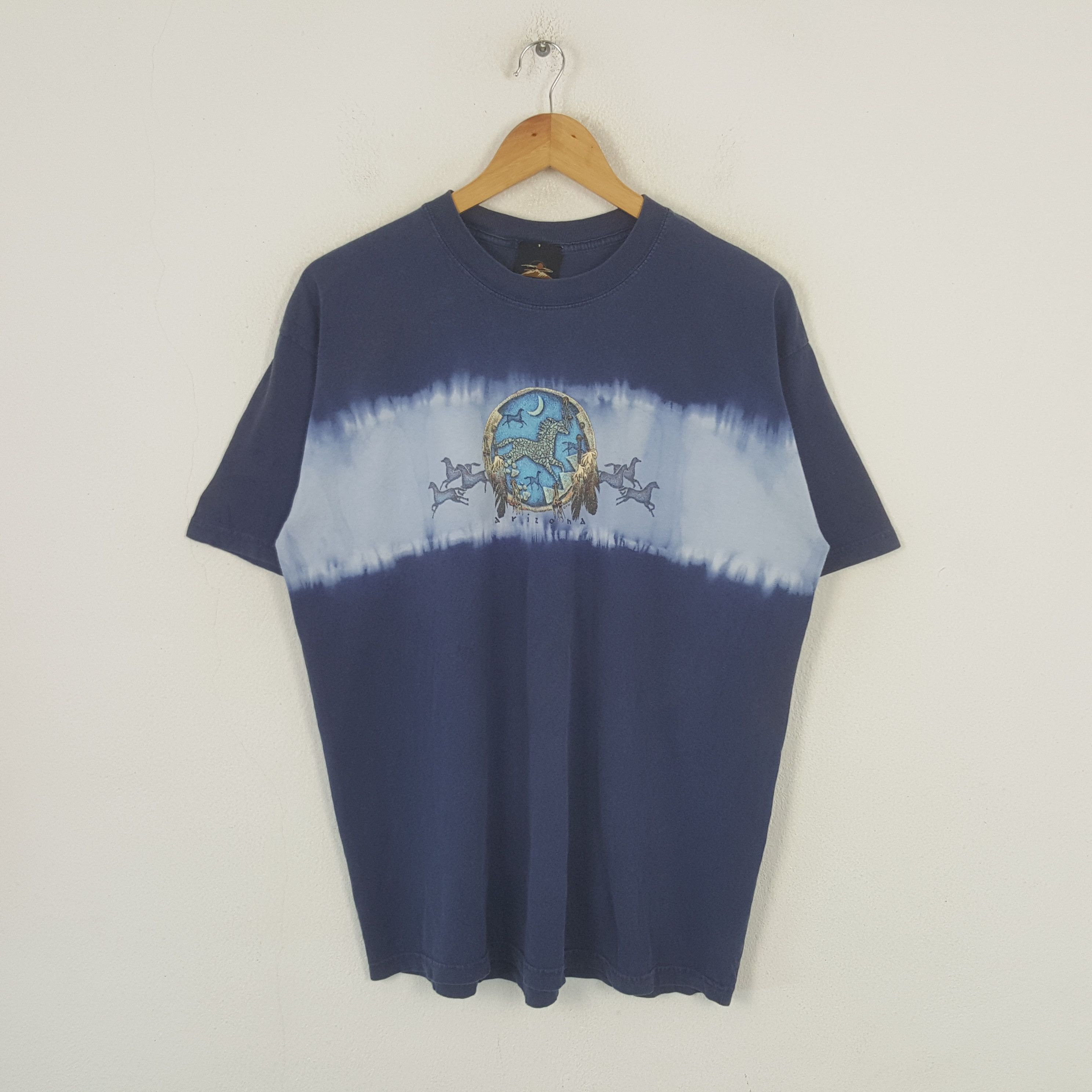 Arizona Jean Co. Vintage Arizona Ocean Tie-dye Tshirt RR20 Size US L / EU 52-54 / 3 - 1 Thumbnail