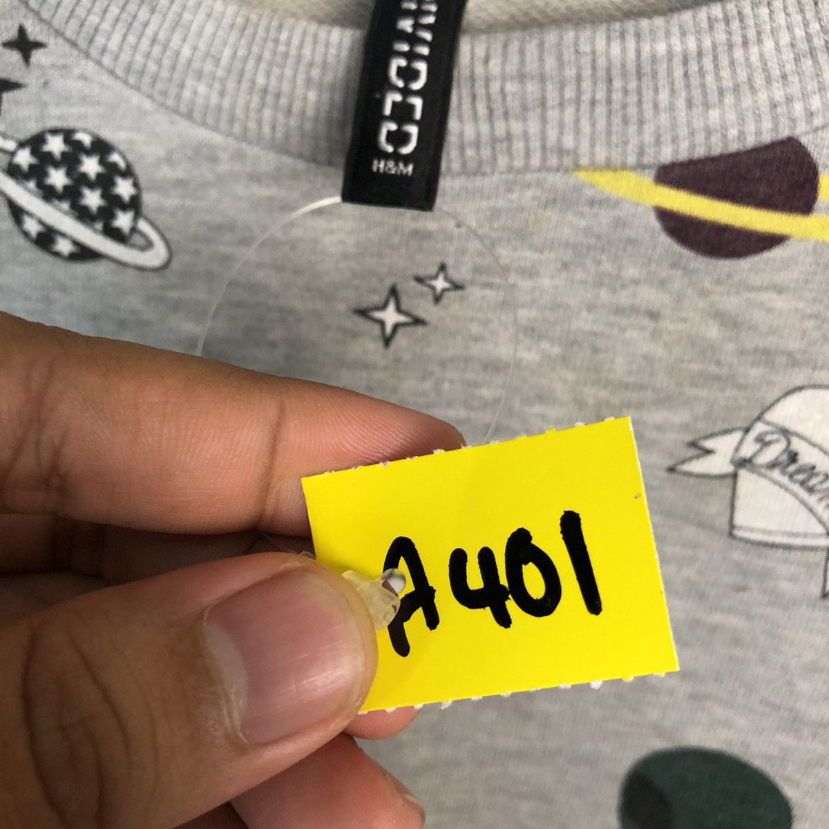 Japanese Brand × Vintage hello stranger H&M Divided Grey Sweatshirt #A401 Size M / US 6-8 / IT 42-44 - 11 Thumbnail