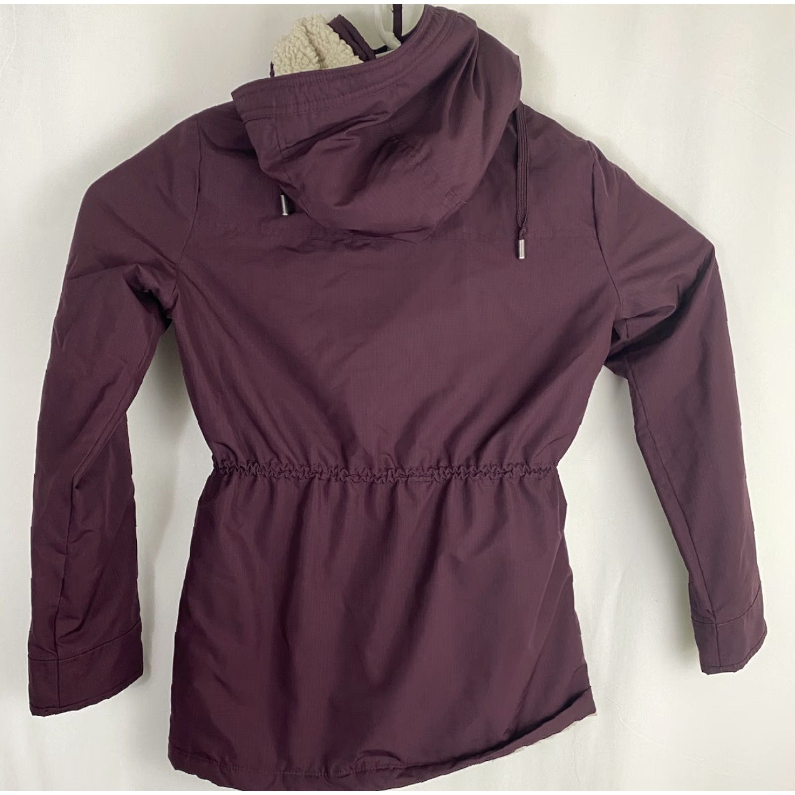Abercrombie & Fitch Abercrombie & Fitch Weather Warrior Jacket Women's Hooded Maroon XS Size XS / US 0-2 / IT 36-38 - 5 Thumbnail