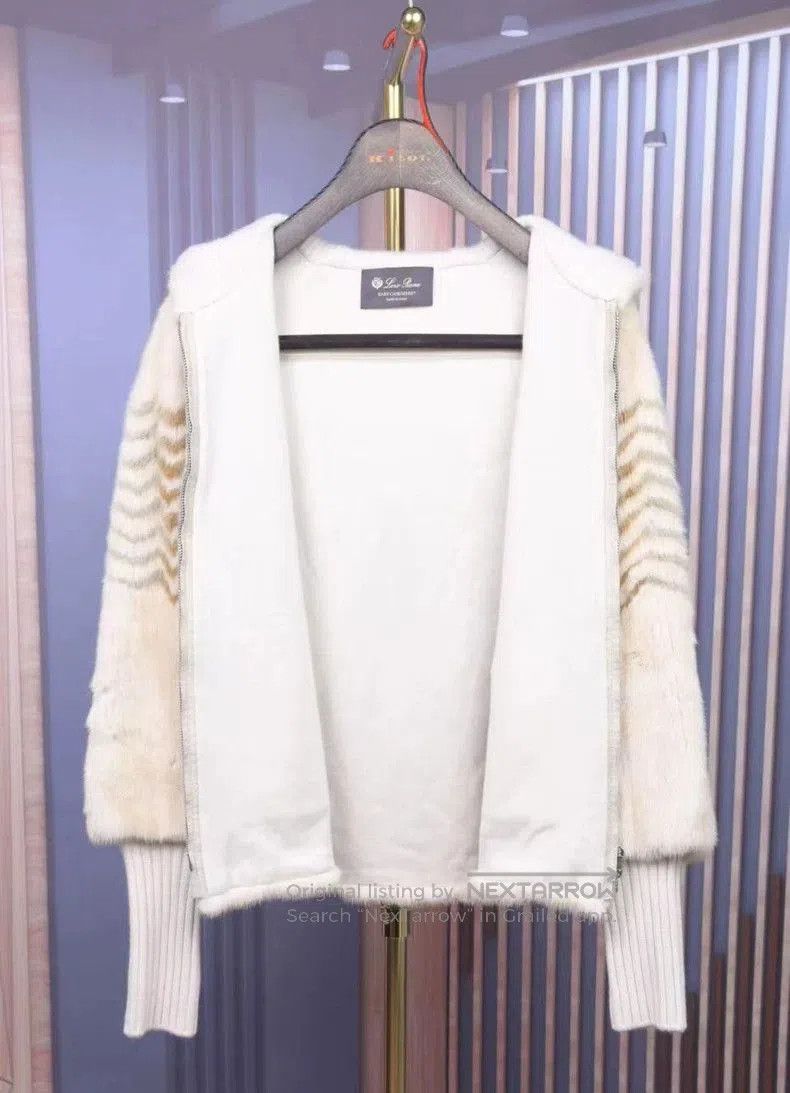 Loro Piana Loro Piana Mink Fur Hooded Jacket. Size US S / EU 44-46 / 1 - 4 Thumbnail
