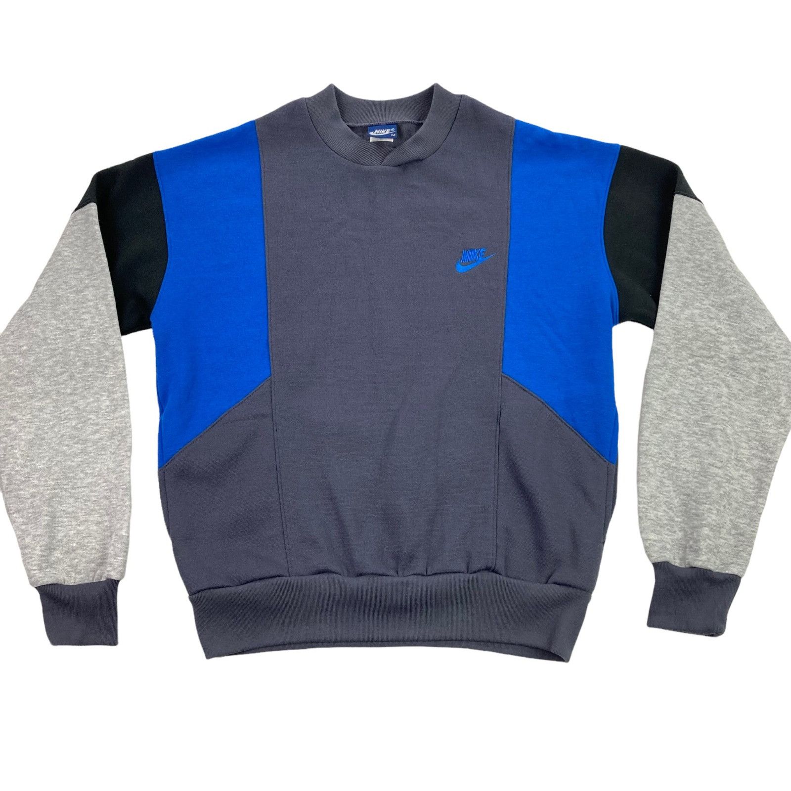 Nike VTG 80's Nike Blue Tag Men's Sweatshirt Blue/Gray • Medium Size US M / EU 48-50 / 2 - 2 Thumbnail