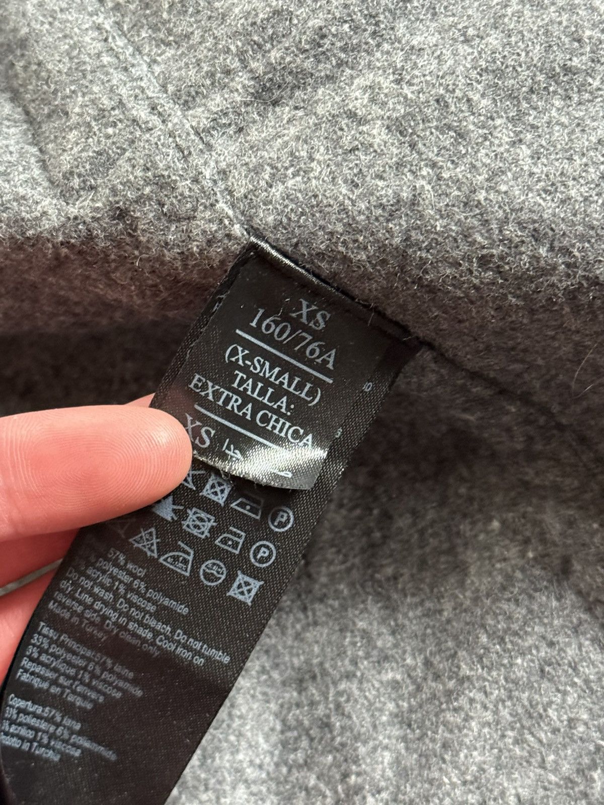 Allsaints Allsaints XS Anya Aurora Coat 🧥 Chekered wool long jacket Size US XS / EU 42 / 0 - 14 Thumbnail