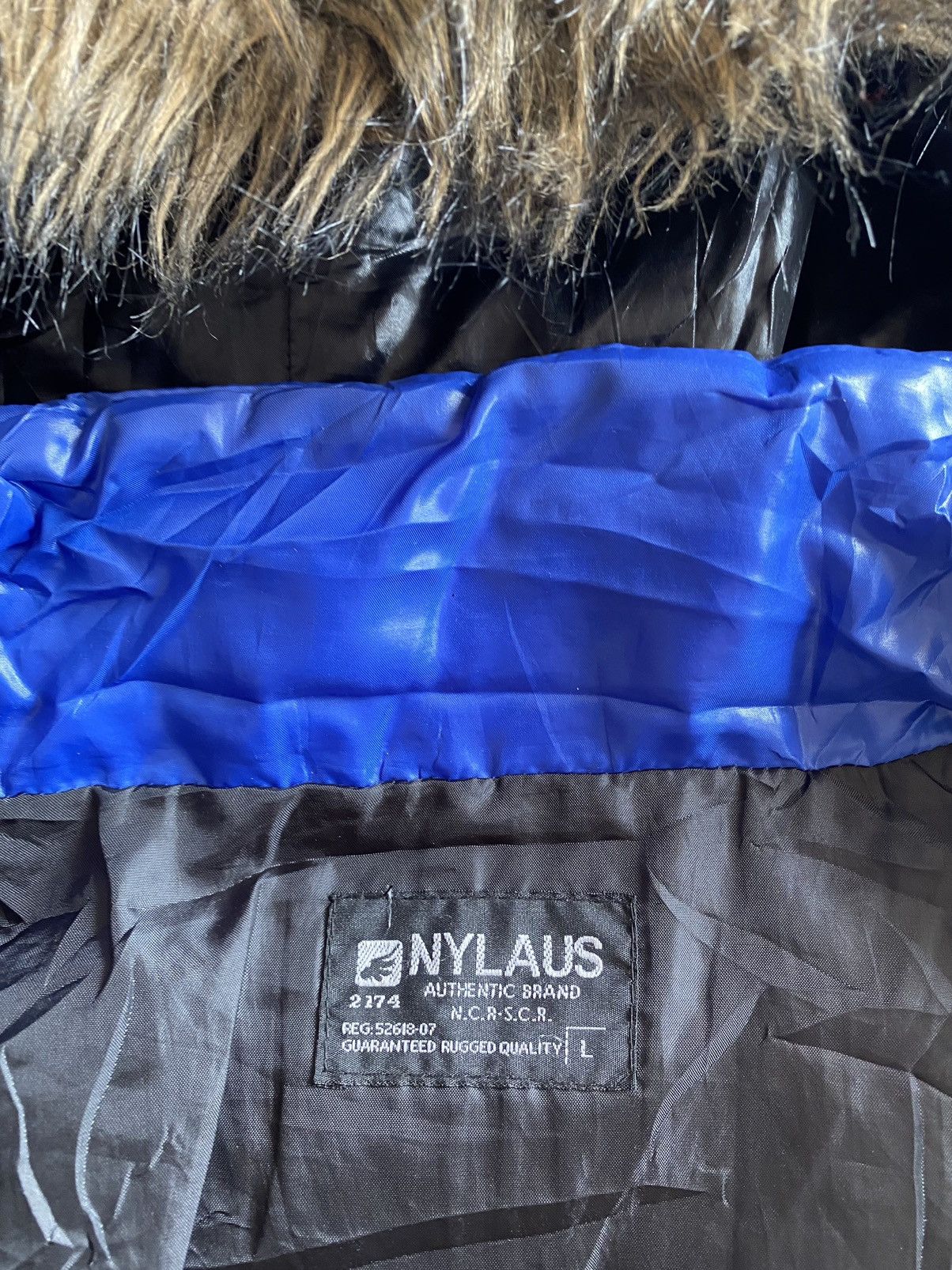 If Six Was Nine × Japanese Brand × Le Grande Bleu (L.G.B.) NYLAUS FAUX FUR HOODIE PUFFER JACKET Size US L / EU 52-54 / 3 - 21 Thumbnail