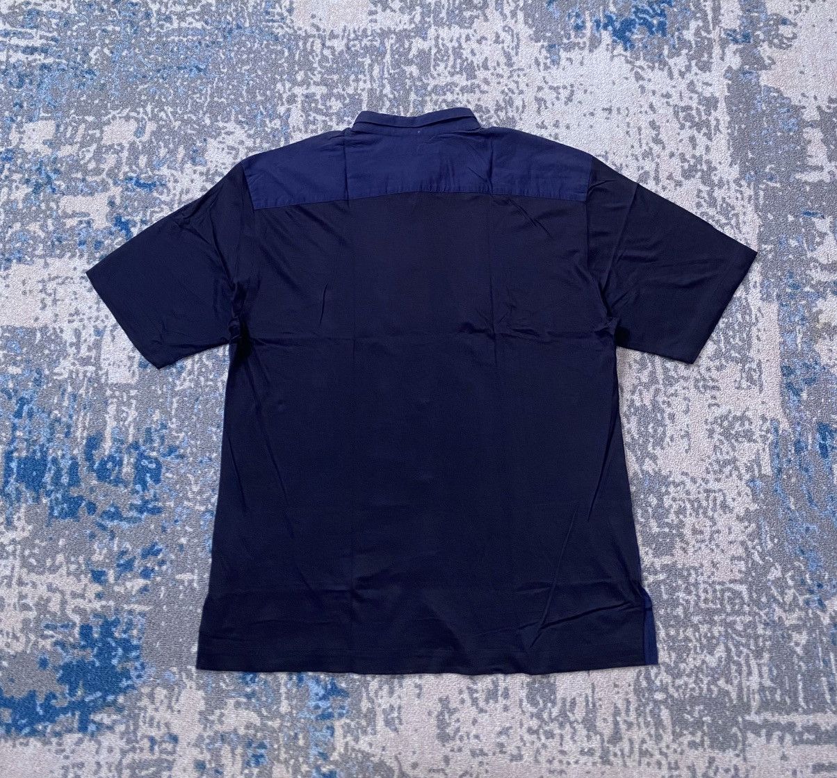 Issey Miyake Issey Miyake Hidden Button Two Tone Shirt Size US XL / EU 56 / 4 - 2 Thumbnail