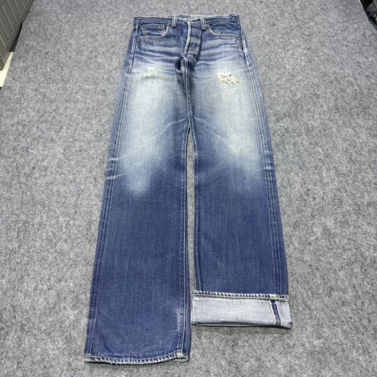 Levi's Vintage Levis 501 Big E Selvedge Distressed Jeans Size US 29 - 1 Thumbnail