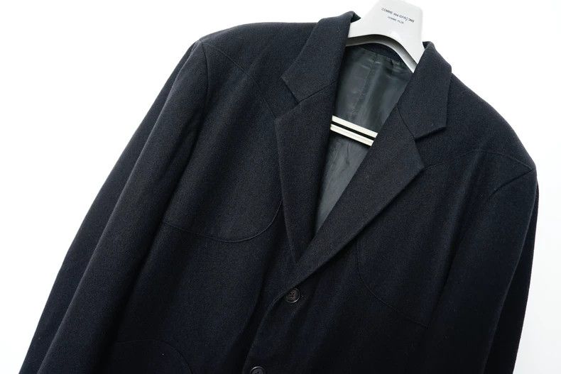 Y's for Men Y's For Men Fall/Winter Round Patchwork Wool Blazer jacket Size US S / EU 44-46 / 1 - 3 Thumbnail