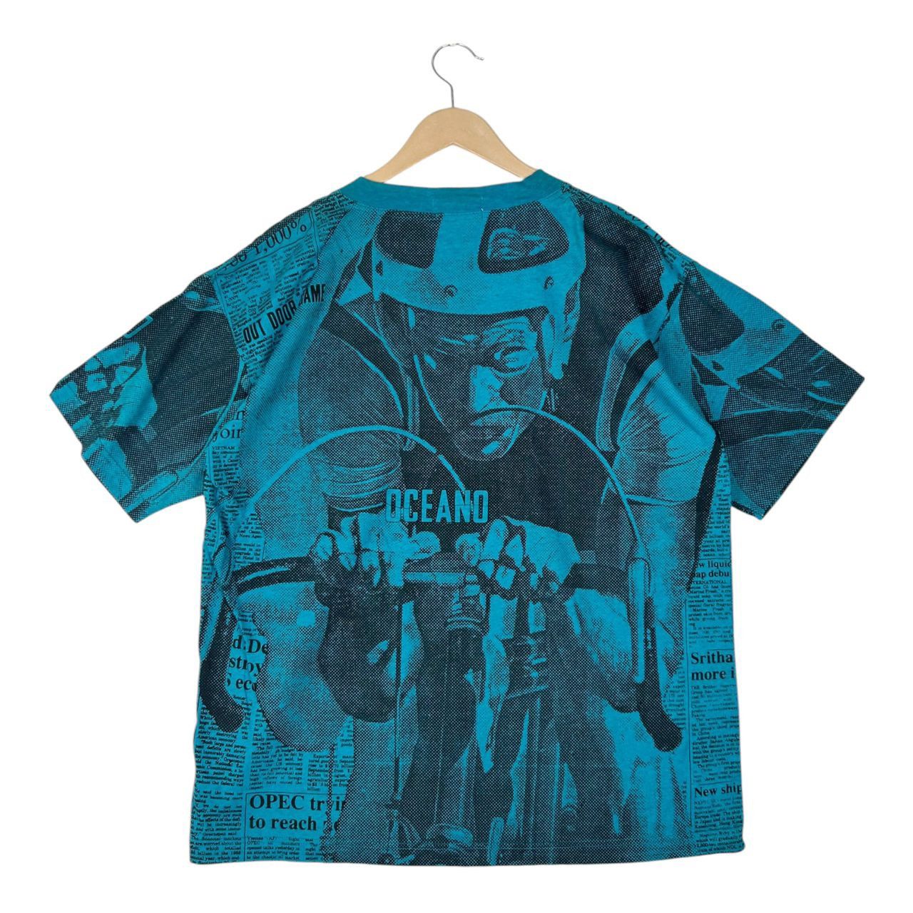 Vintage Vintage 90s Art of Cycling Oceano Tournament, Full Print Size US XL / EU 56 / 4 - 2 Thumbnail