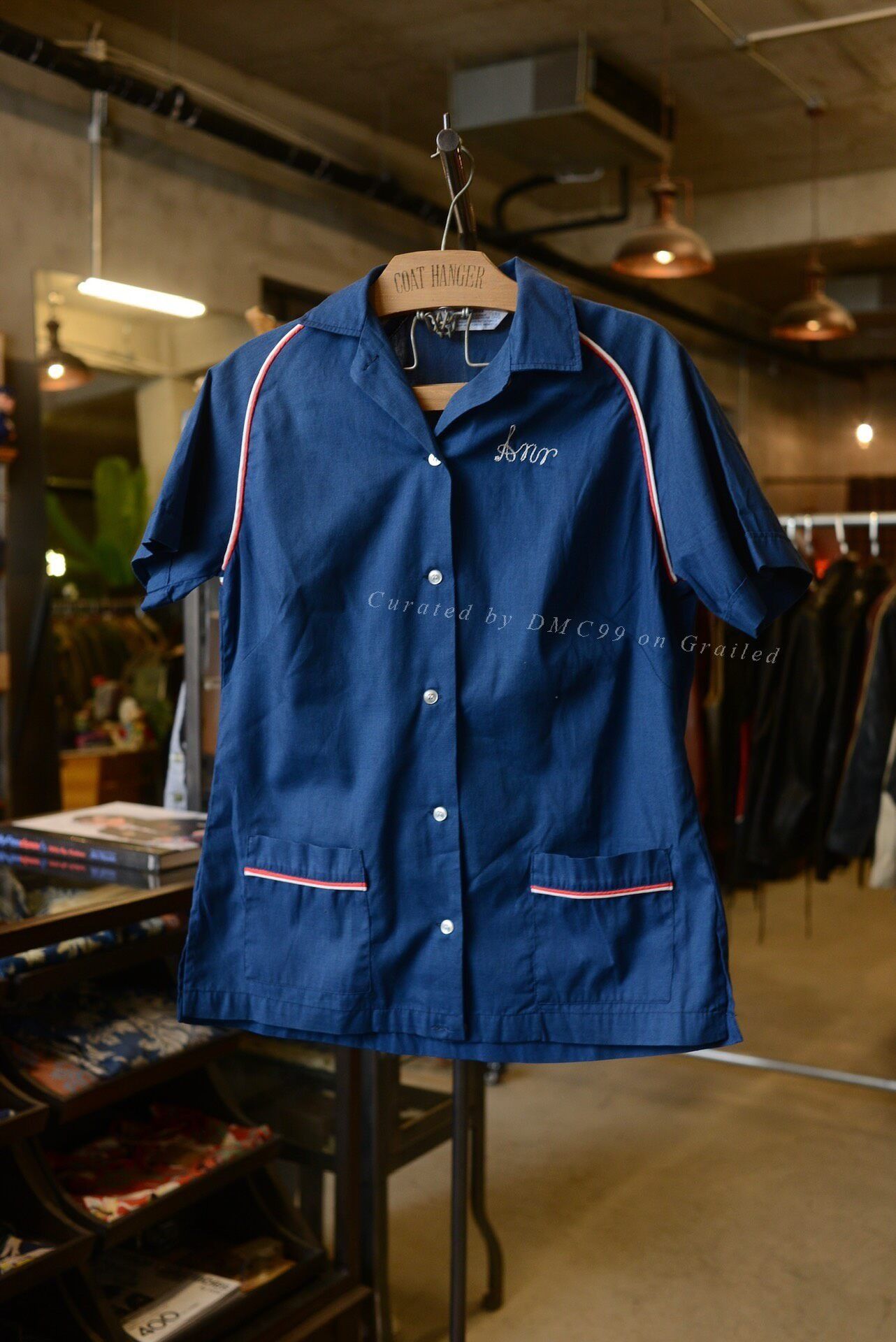 Hiltl Hilton 1950s-1960s Vintage Bowling Shirt Size US M / EU 48-50 / 2 - 1 Thumbnail