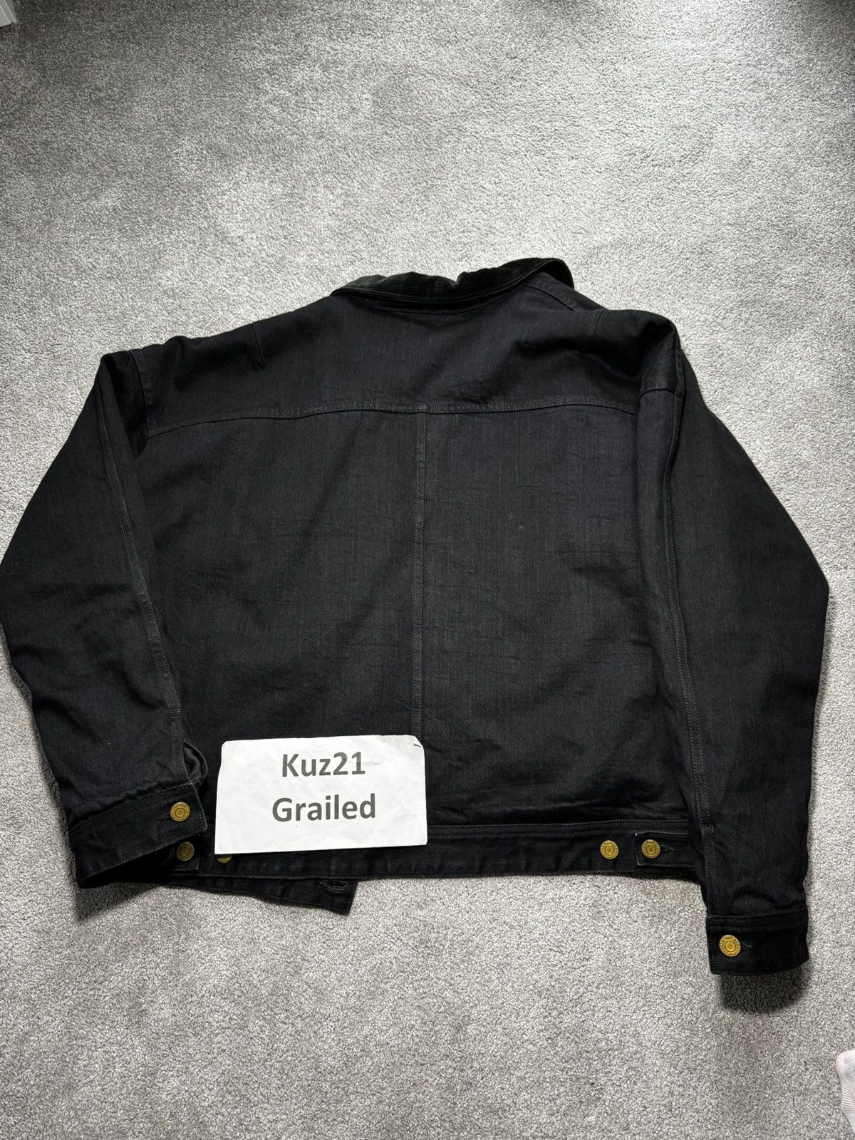 Fear of God 5th Selvedge Denim Alpaca Trucker Jacket Size US L / EU 52-54 / 3 - 6 Thumbnail