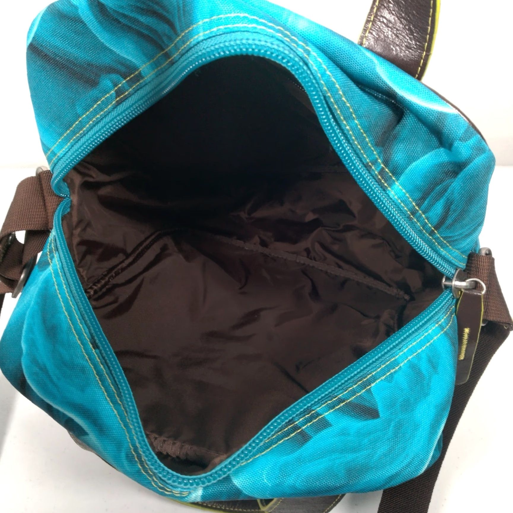 Nike Nike Tote Bag Blue Abstract Print Padded Shoulder Strap Trippy Swirl Travel Size ONE SIZE - 6 Thumbnail