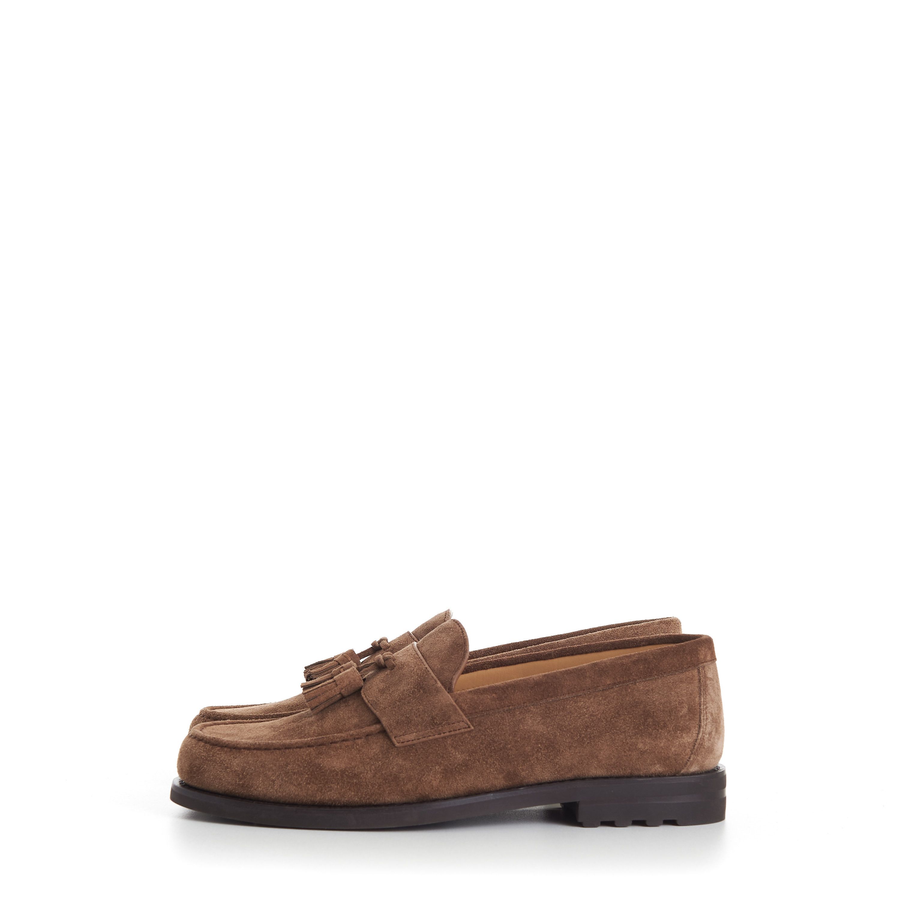 Brunello Cucinelli Suede Loafers With Tassel Size US 9.5 / EU 42-43 - 4 Thumbnail