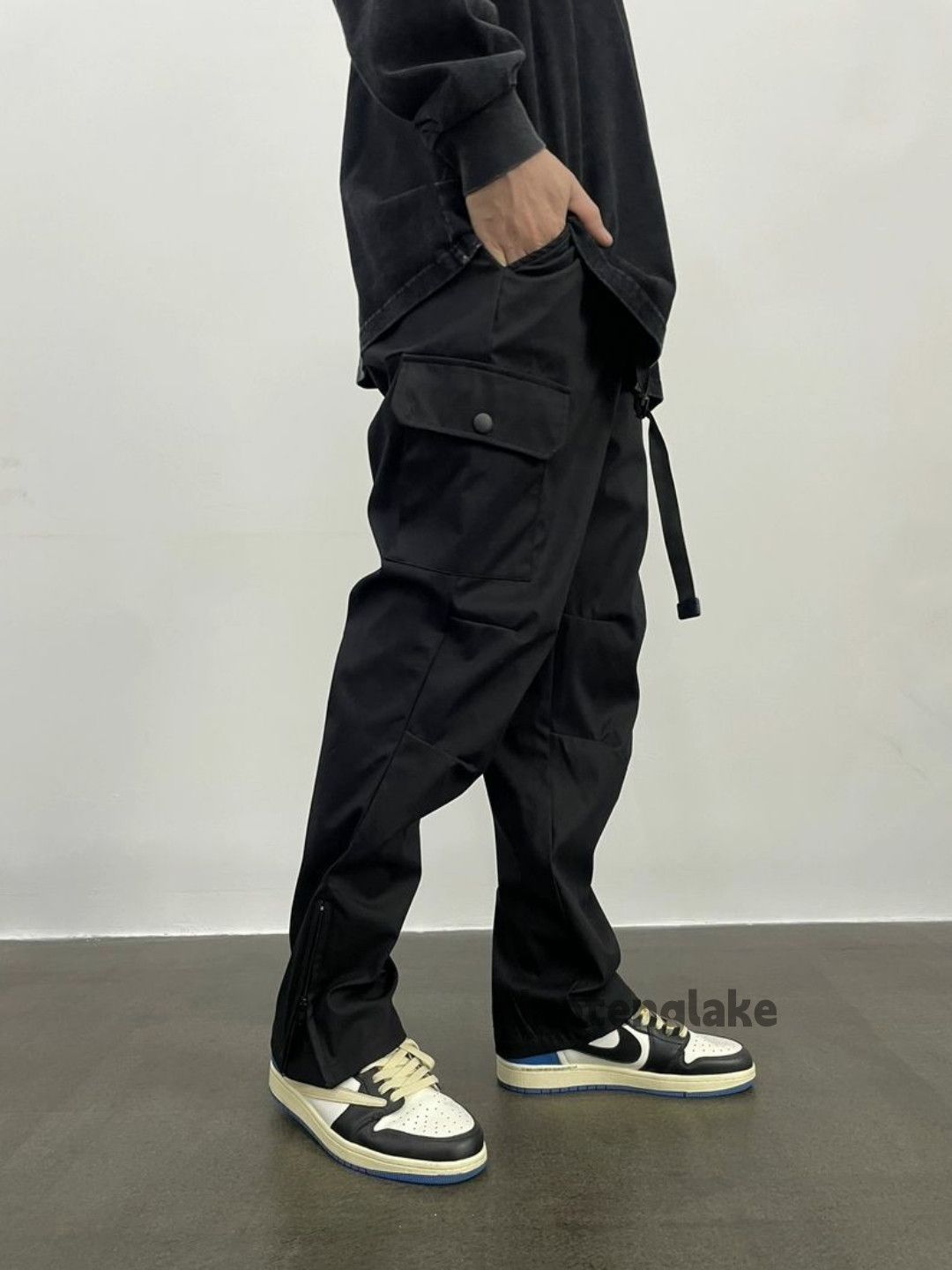 Designer × Japanese Brand × Vintage zipper utility tactical skate hiphop cargo pants Size US 34 / EU 50 - 4 Thumbnail