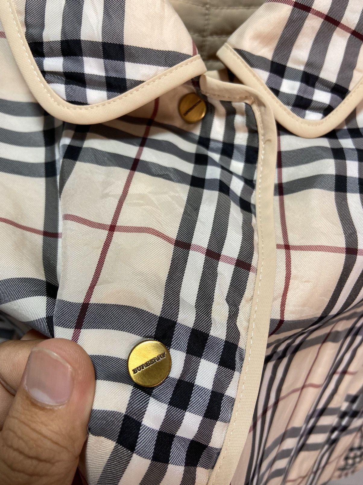 Burberry Burberry Nova check quilted jacket Size L / US 10 / IT 46 - 8 Thumbnail