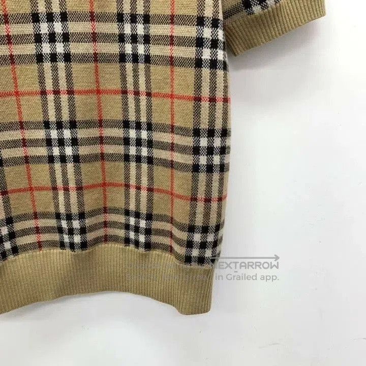 Burberry Burberry Brown Classic Check Wool Polo Shirt. Size US S / EU 44-46 / 1 - 4 Thumbnail