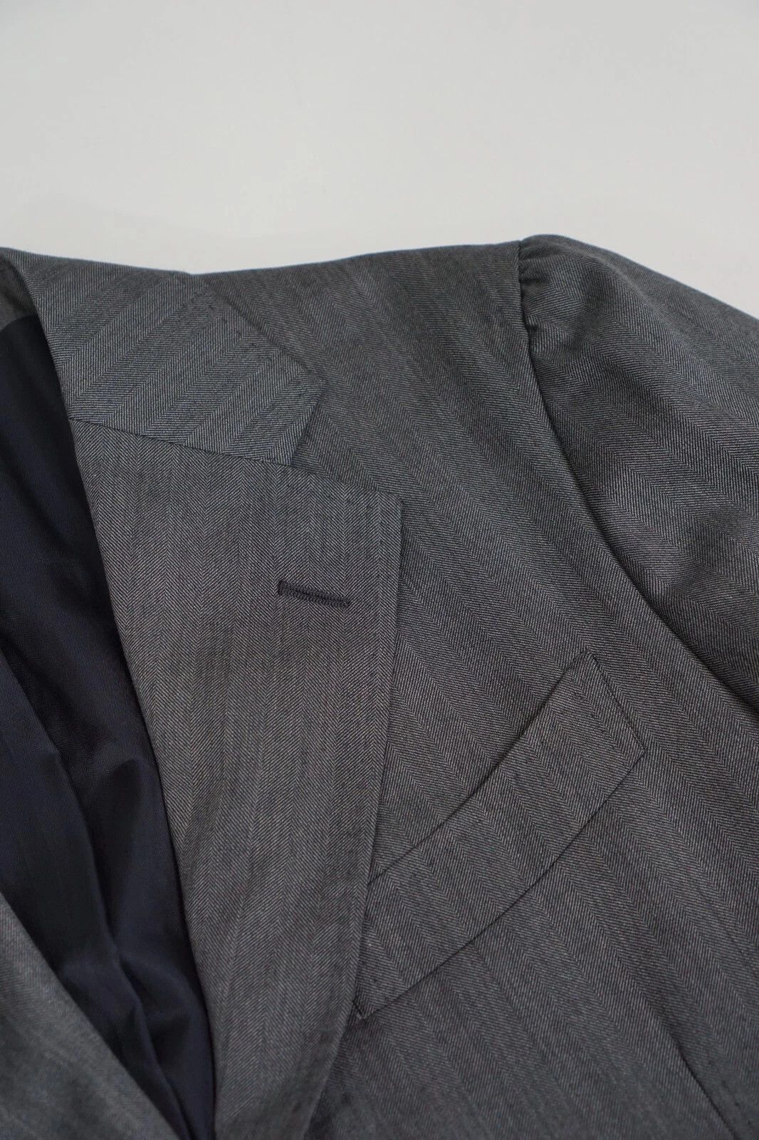 Suitsupply Men Suitsupply Blazer Havana Tulip Grey Wool Drago UK/US38 Size 38R - 4 Thumbnail