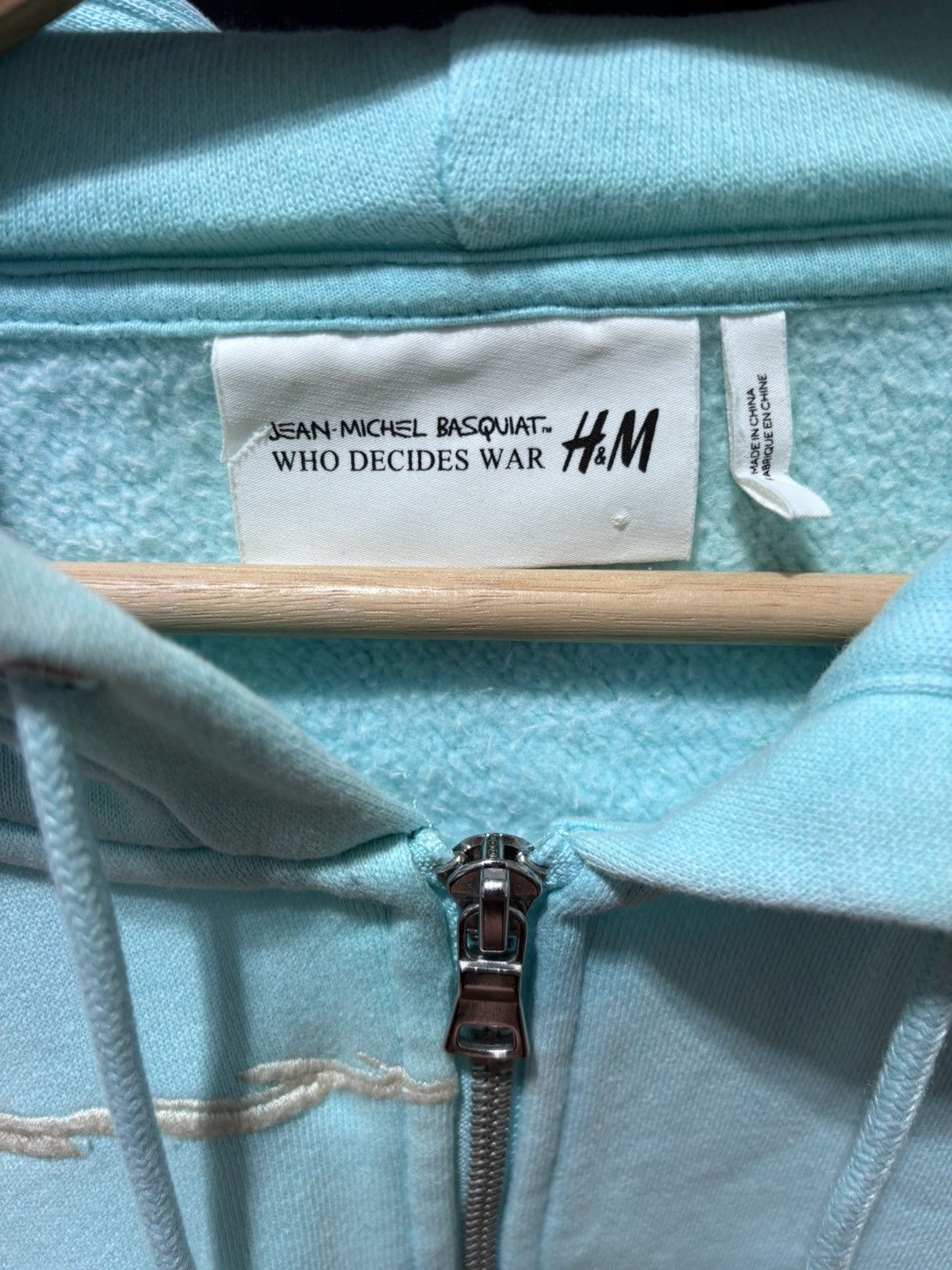 Who Decides War Who Decides War x H&M OVERSIZED FIT COTTON ZIP UP HOODIE Size US M / EU 48-50 / 2 - 4 Thumbnail