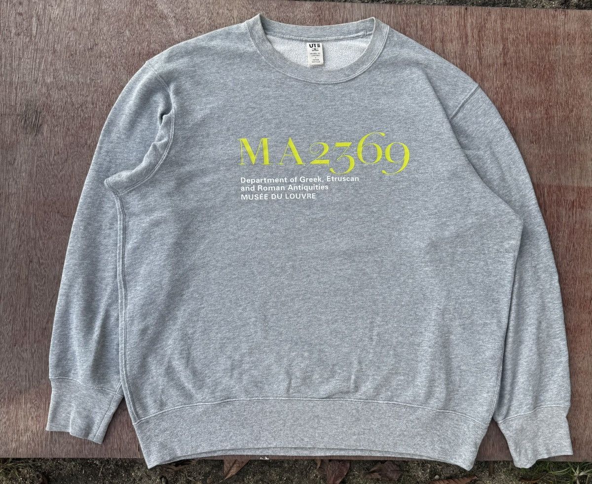 Japanese Brand × Uniqlo Peter Saville Art Graphics x Musee Du Louvre Sweatshirt Size US XL / EU 56 / 4 - 4 Thumbnail