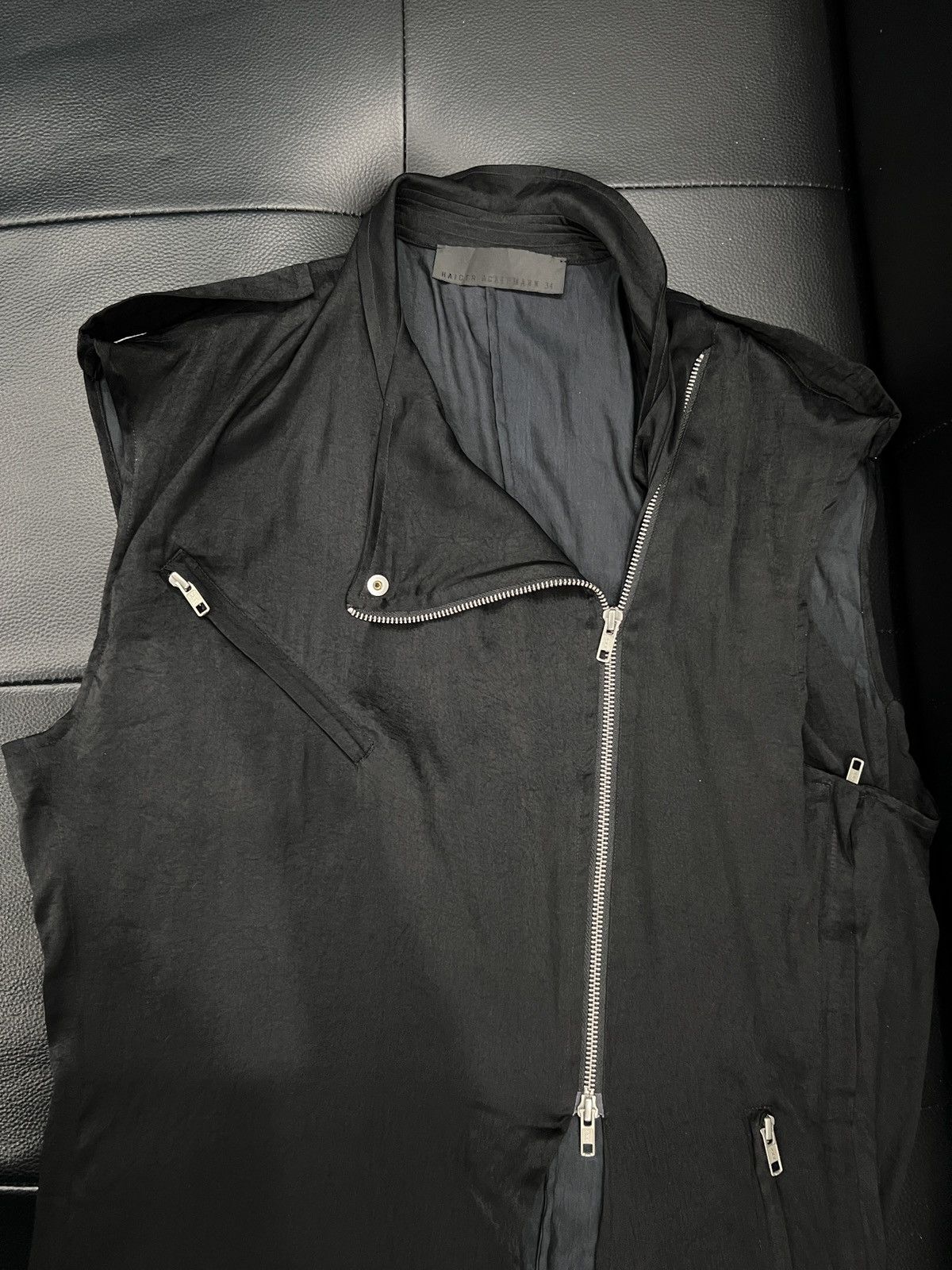Haider Ackermann Haider Ackermann SS11 Runway Long Vest Size XXS / US 00 / IT 34 - 6 Thumbnail